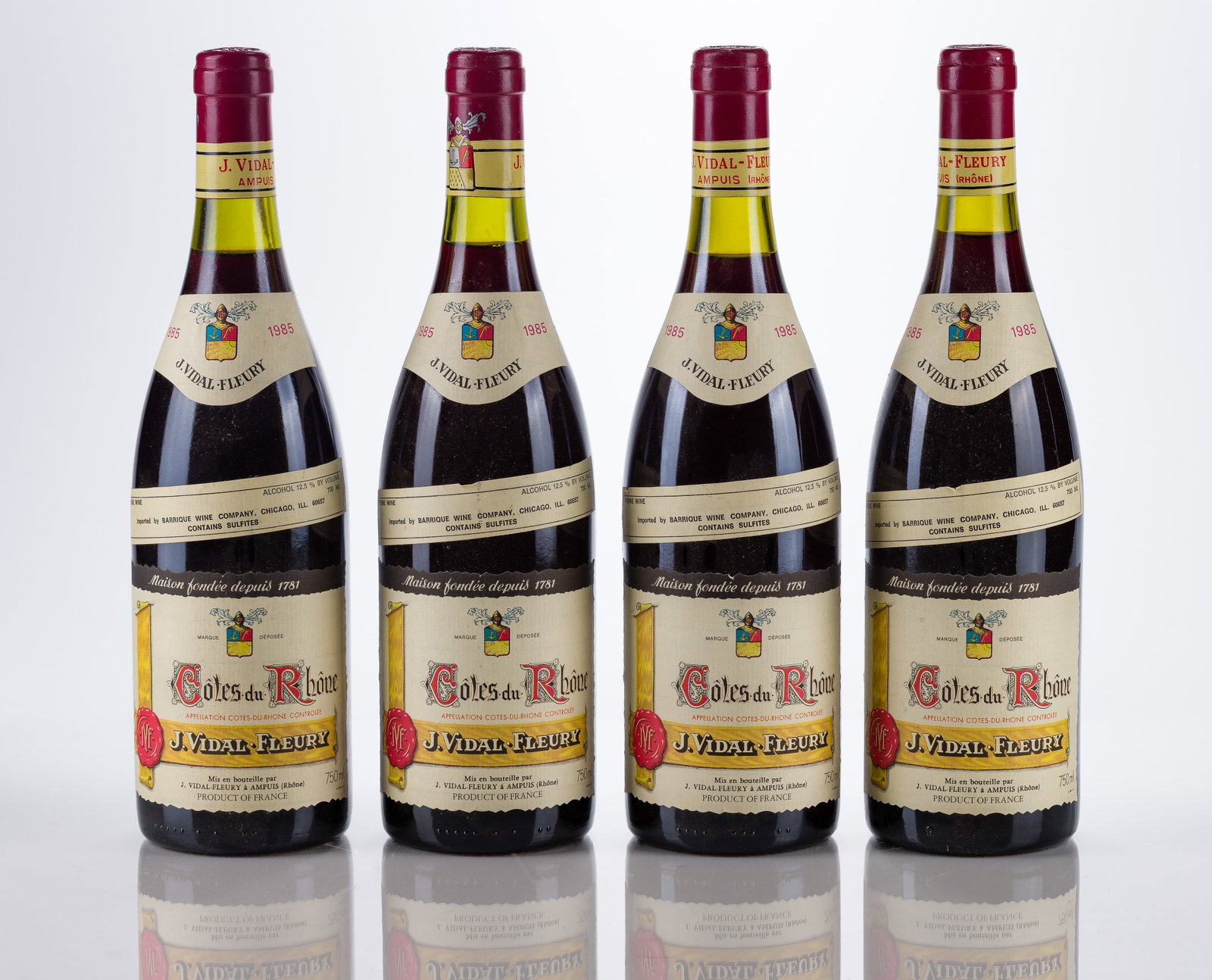 1985 J. Vidal Fleury Cotes du Rhone (1 of 1)