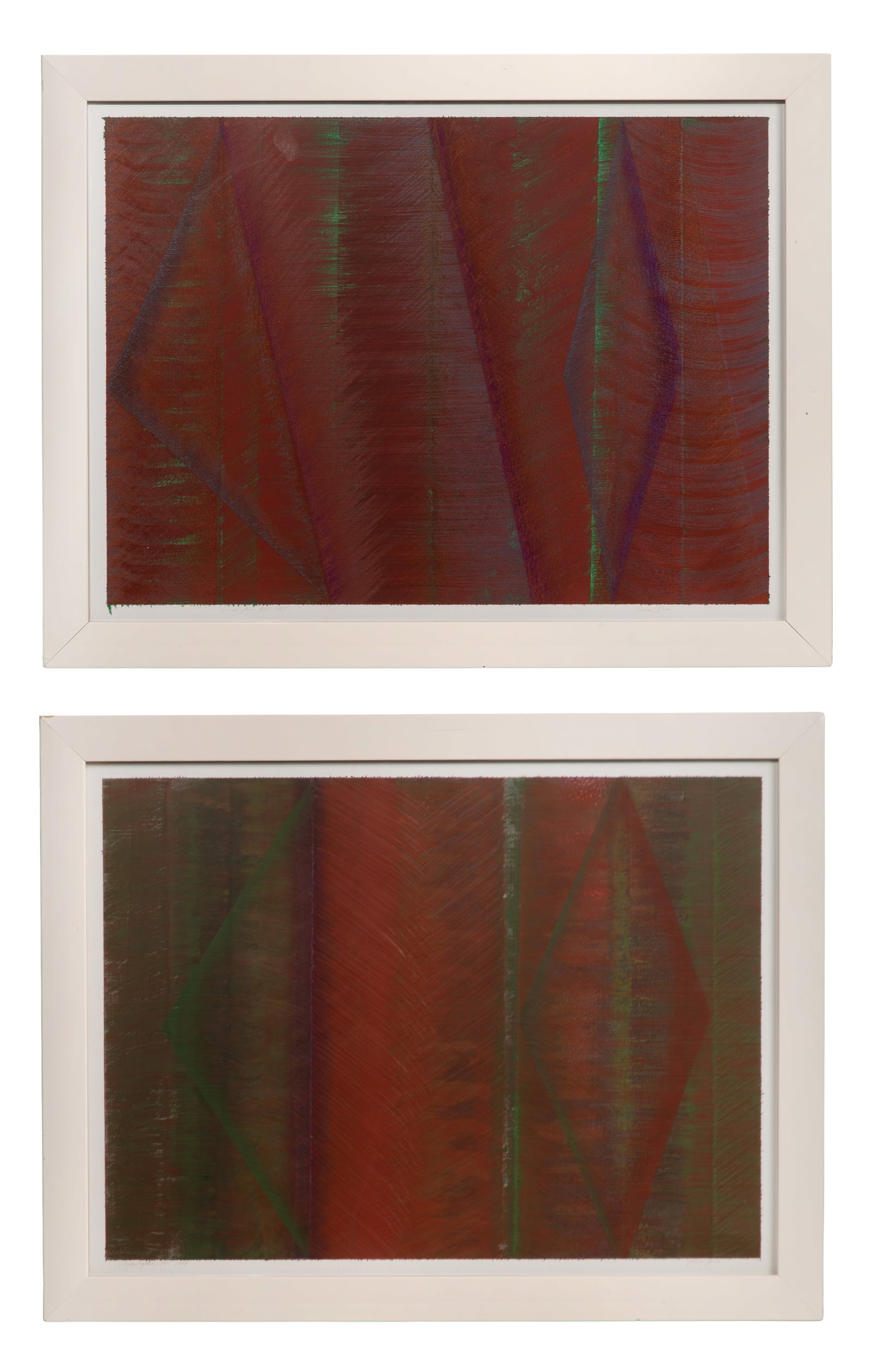 Robin Rose (American, b.1946) Encaustic on Aluminum (1 of 3)