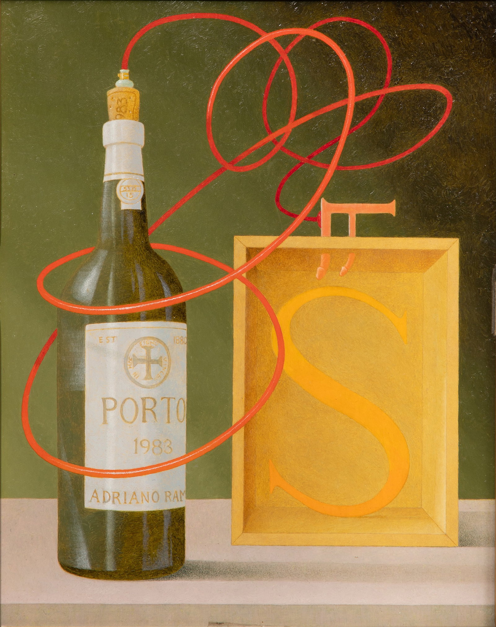 John Wilde (American, 1919-2006) 'March 3, 1985' Oil on Panel: John Wilde (American, 1919-2006) 'March 3, 1985' Oil on Panel 1989, pencil signed, titled and dated verso, in a wood frame having a Tory Folliard Gallery, Milwaukee, Wisconsin label verso Provenance: 