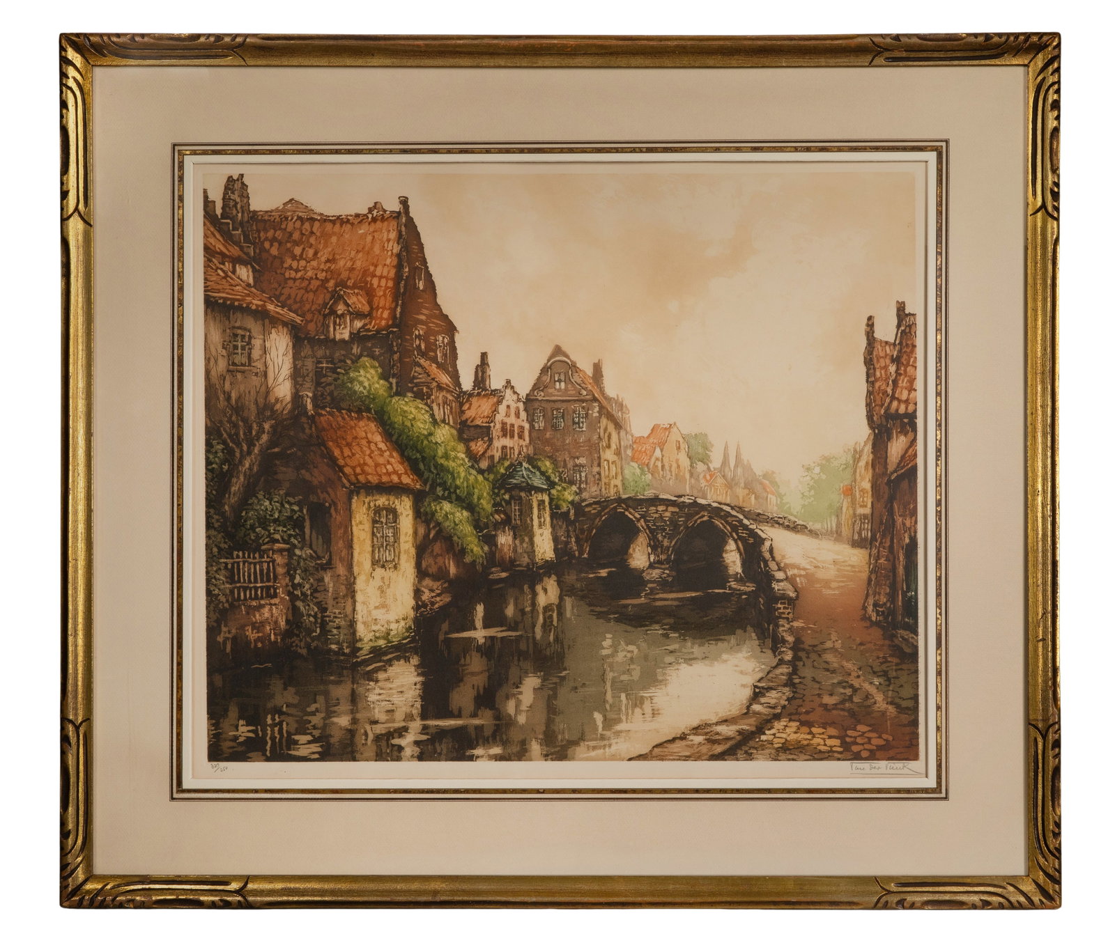 Robert Van Der Vinck (Dutch, 1914-1981) Etching - 2