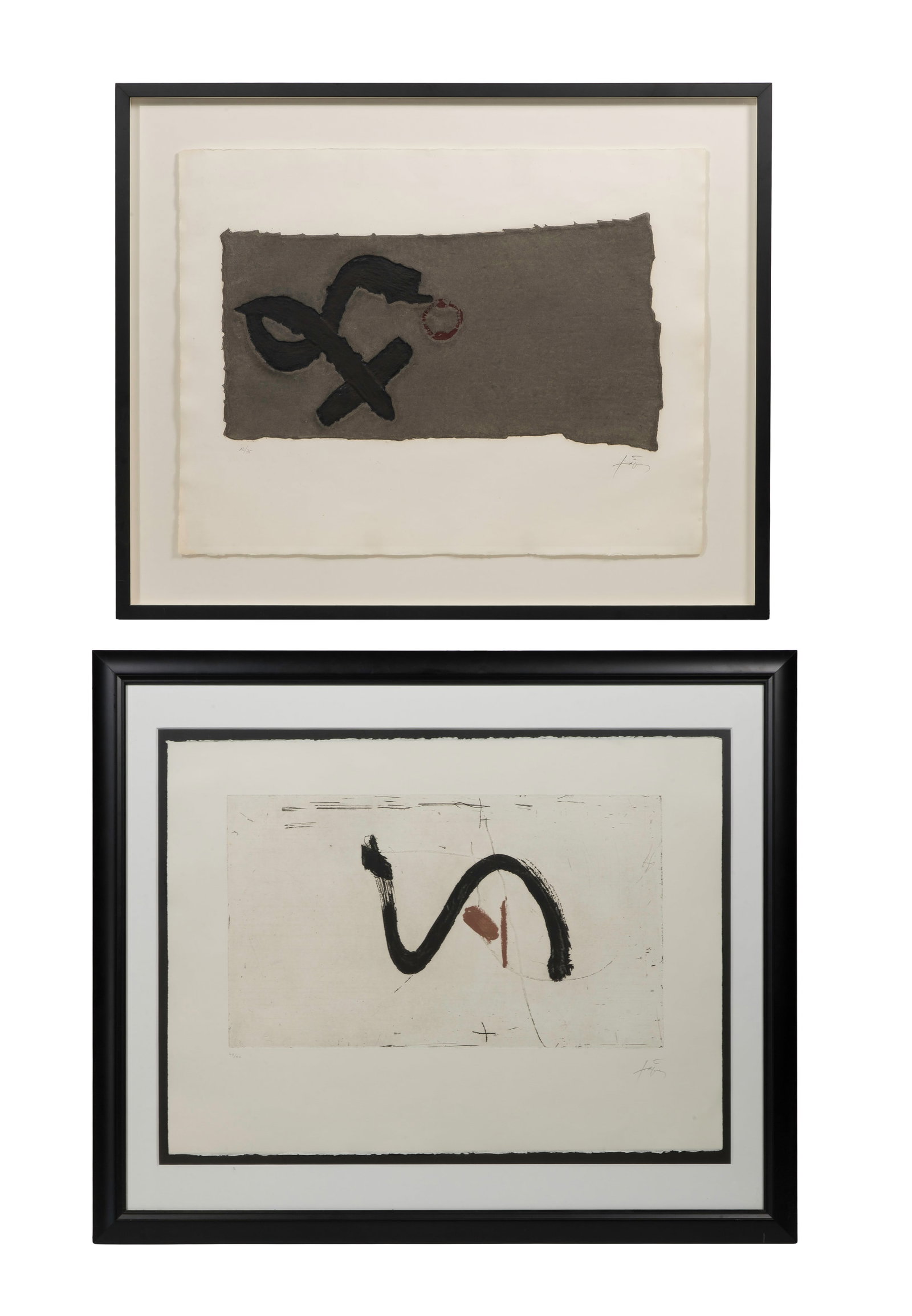 Antoni Tapies (Spanish, 1923-2012) Etching and Lithograph (1 of 1)