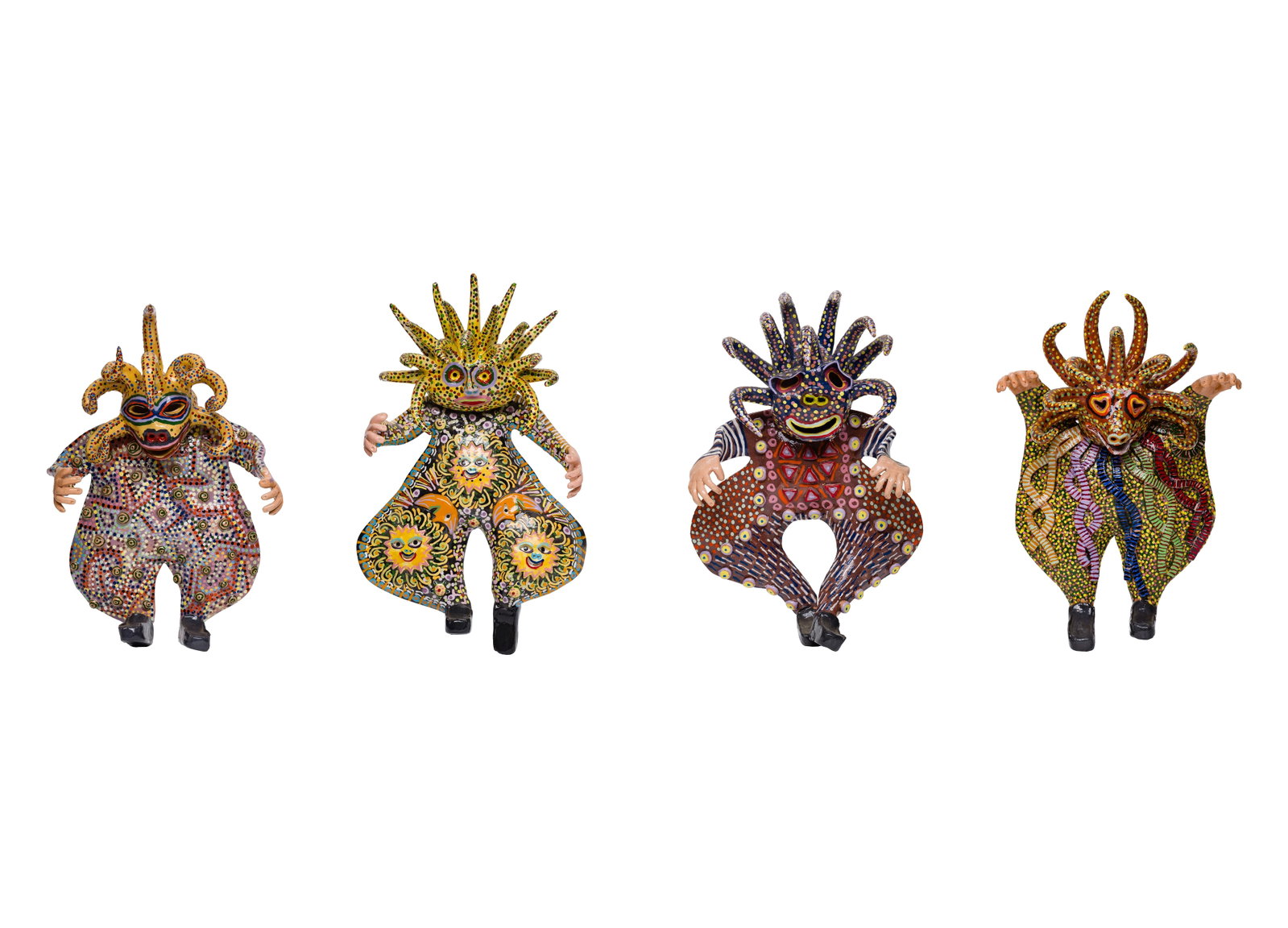 Emmanuel Rivera (American / Puerto Rican, 20th Century) Pottery Figurine Assortment (1 of 2)