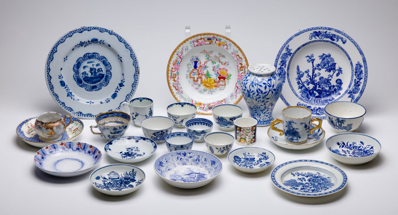 English Chinoiserie Porcelain Assortment (1 of 1)
