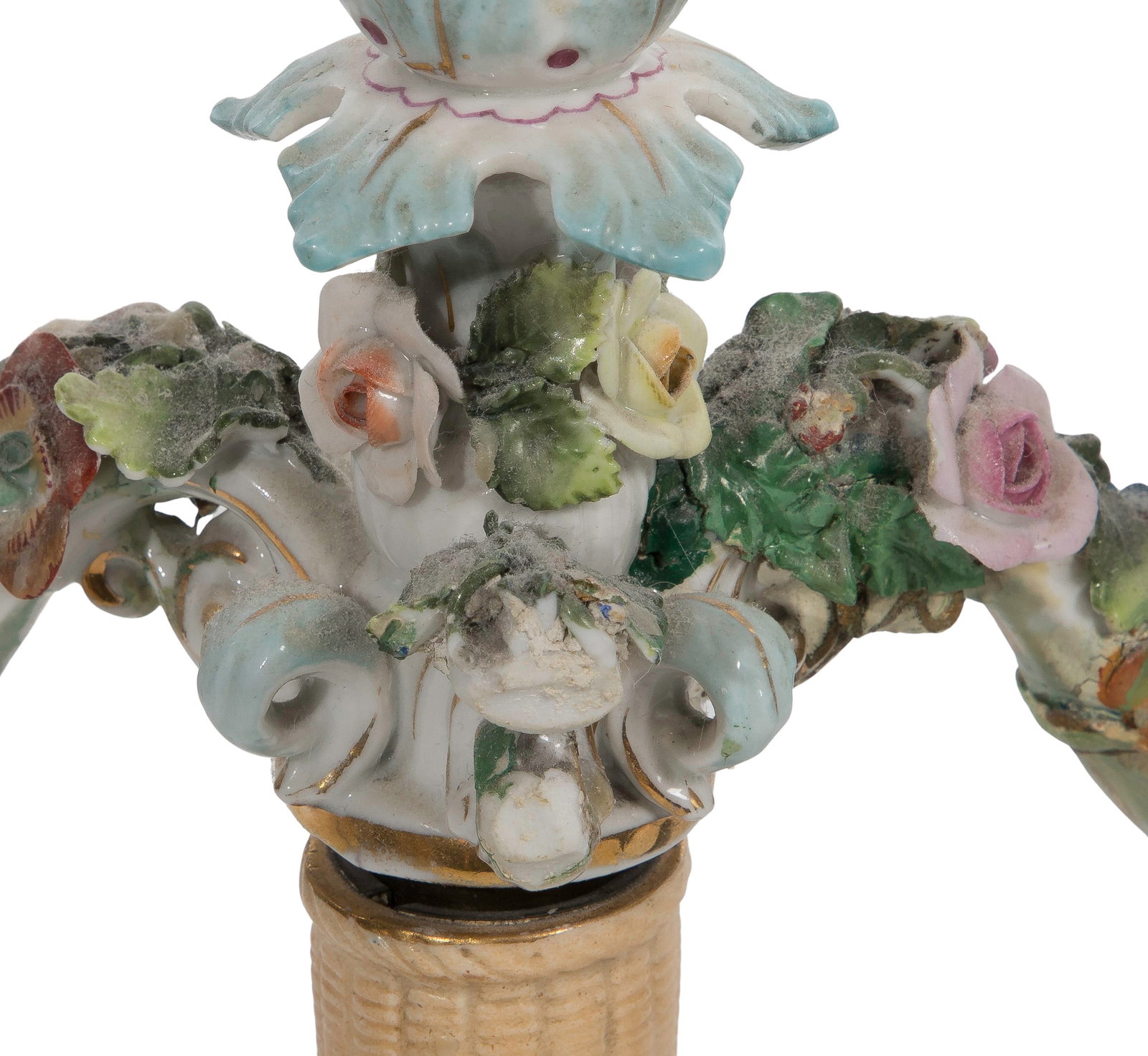 Sitzendorf Figural Porcelain Candelabras - 3
