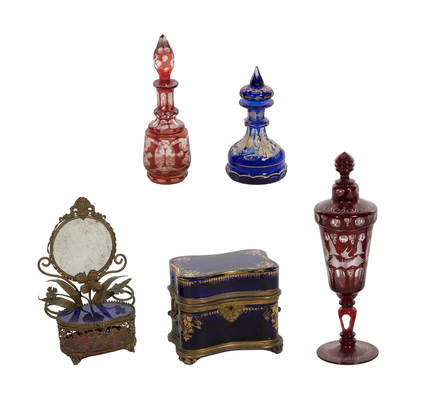Victorian Glass Vanity Assortment (1 of 1)