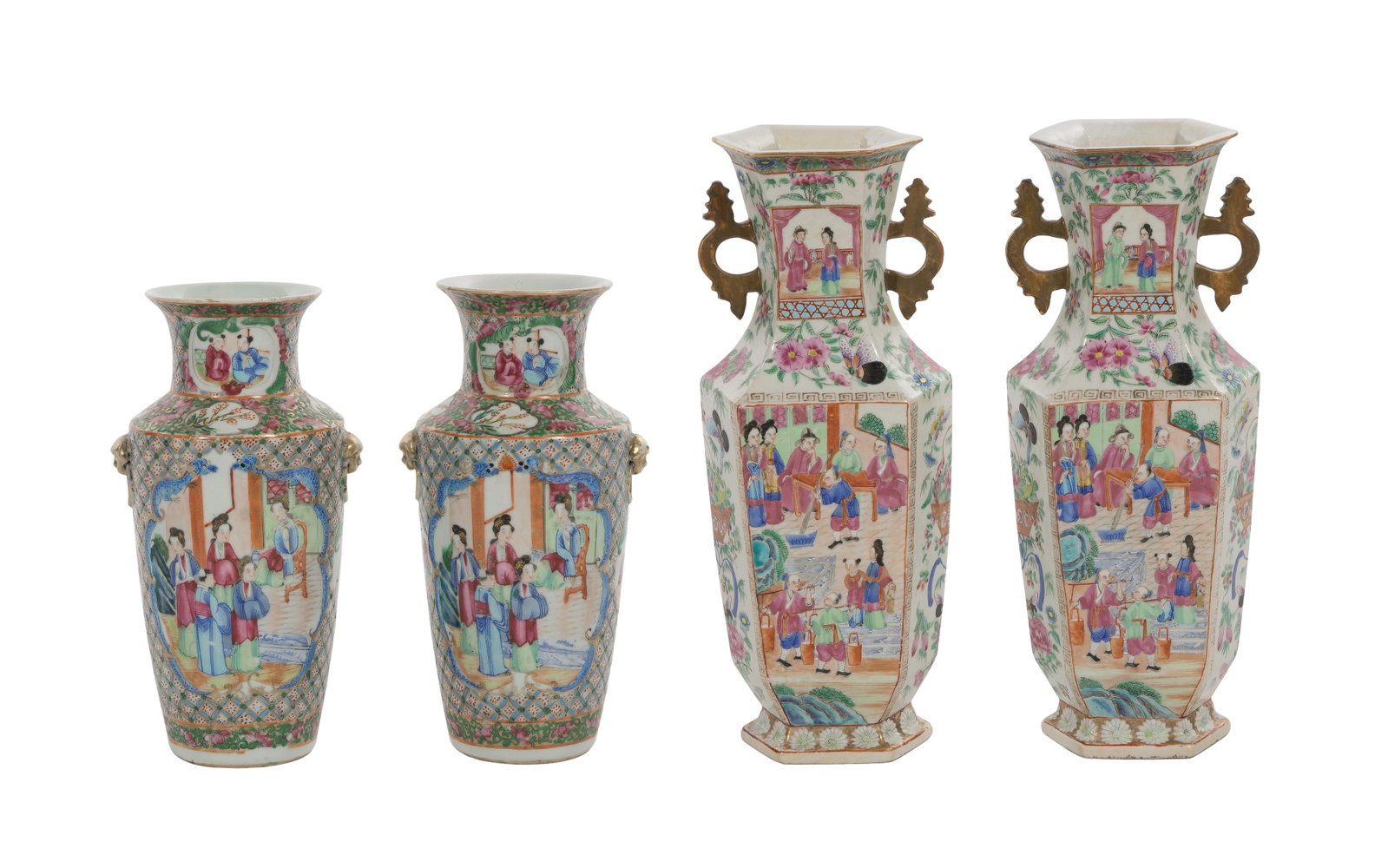 Chinese Famille Rose Porcelain Vases (1 of 1)
