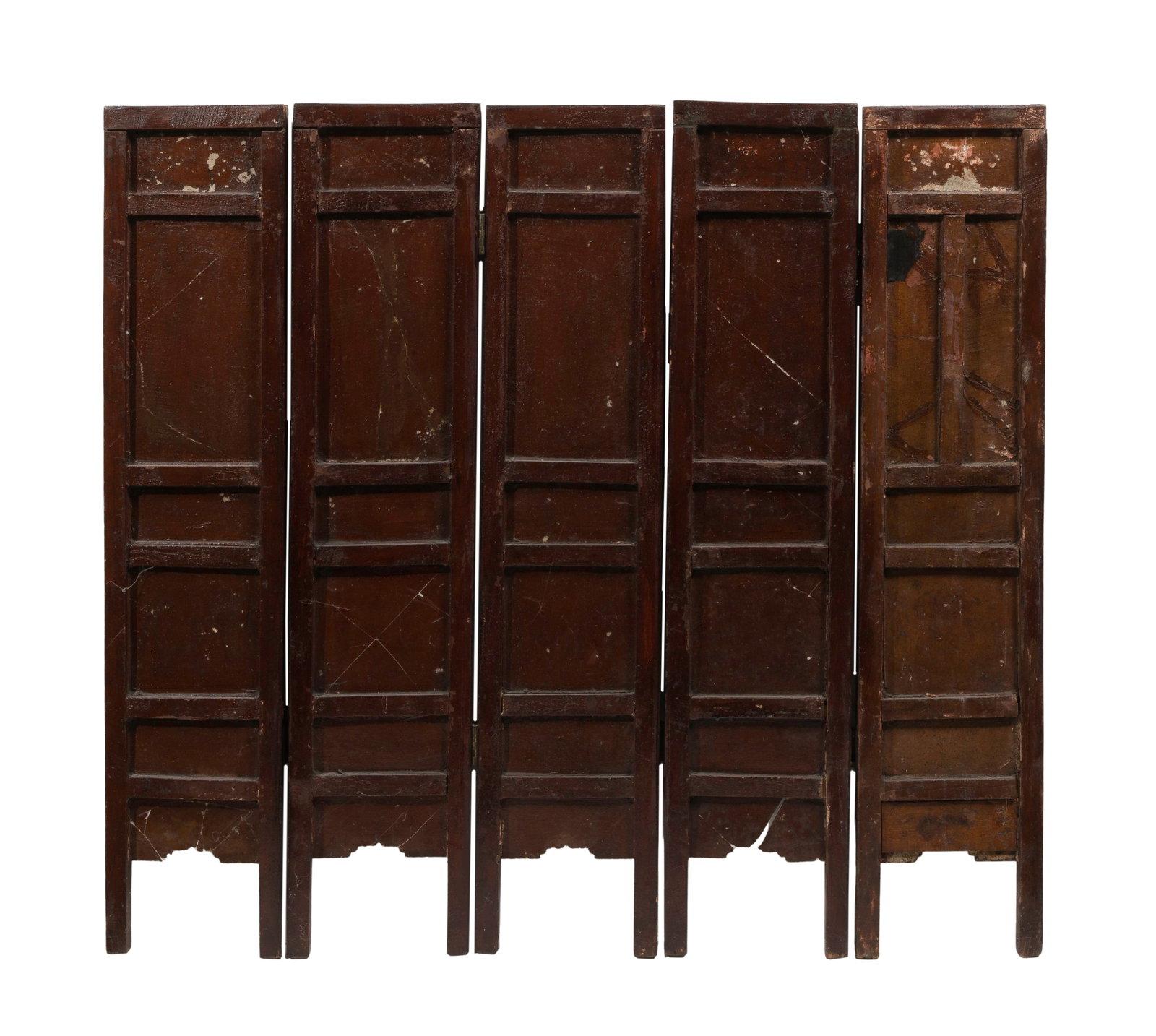 Chinese Five-Panel Tiled Screen - 2