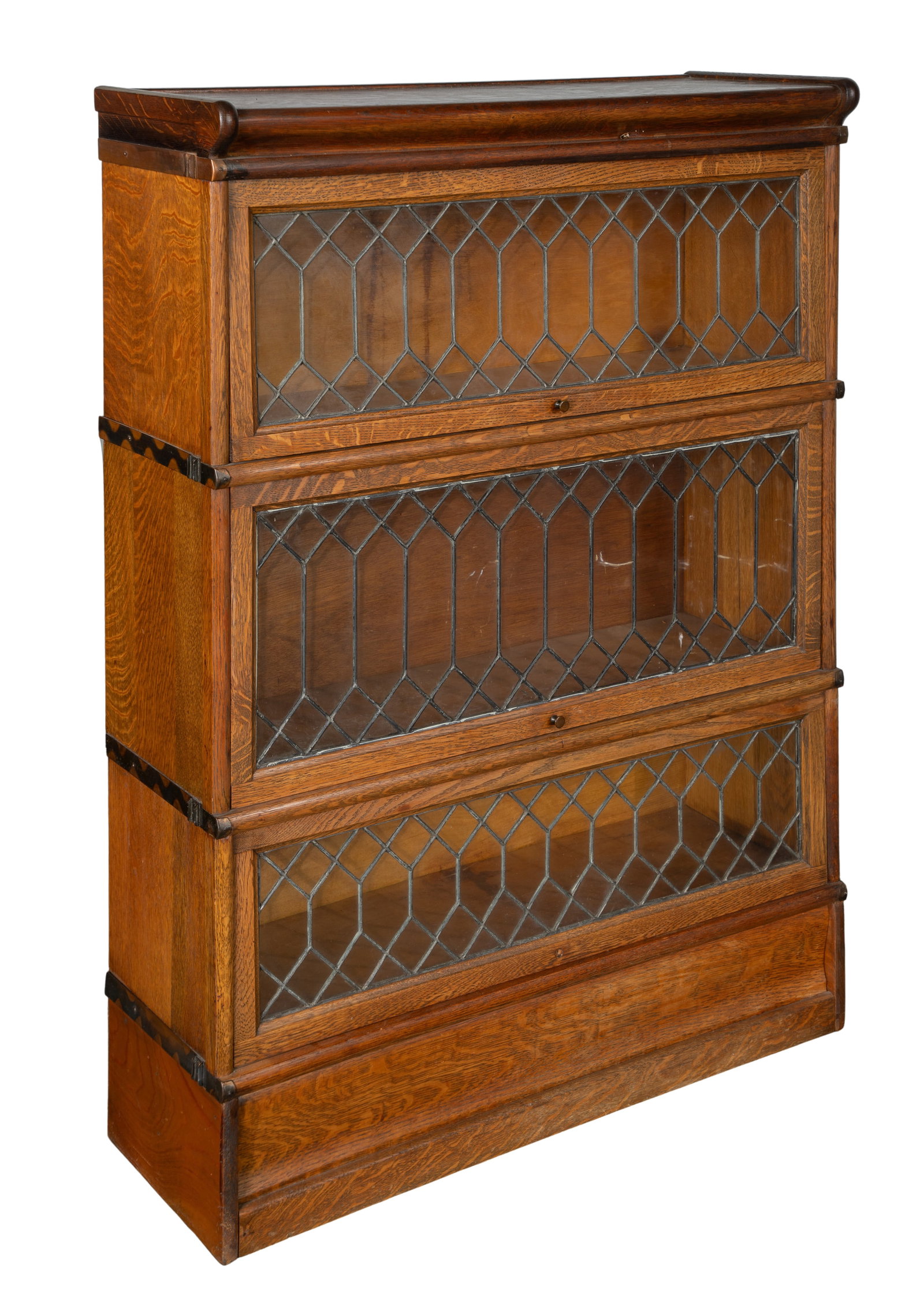Macey Oak Barrister Bookcase (1 of 3)
