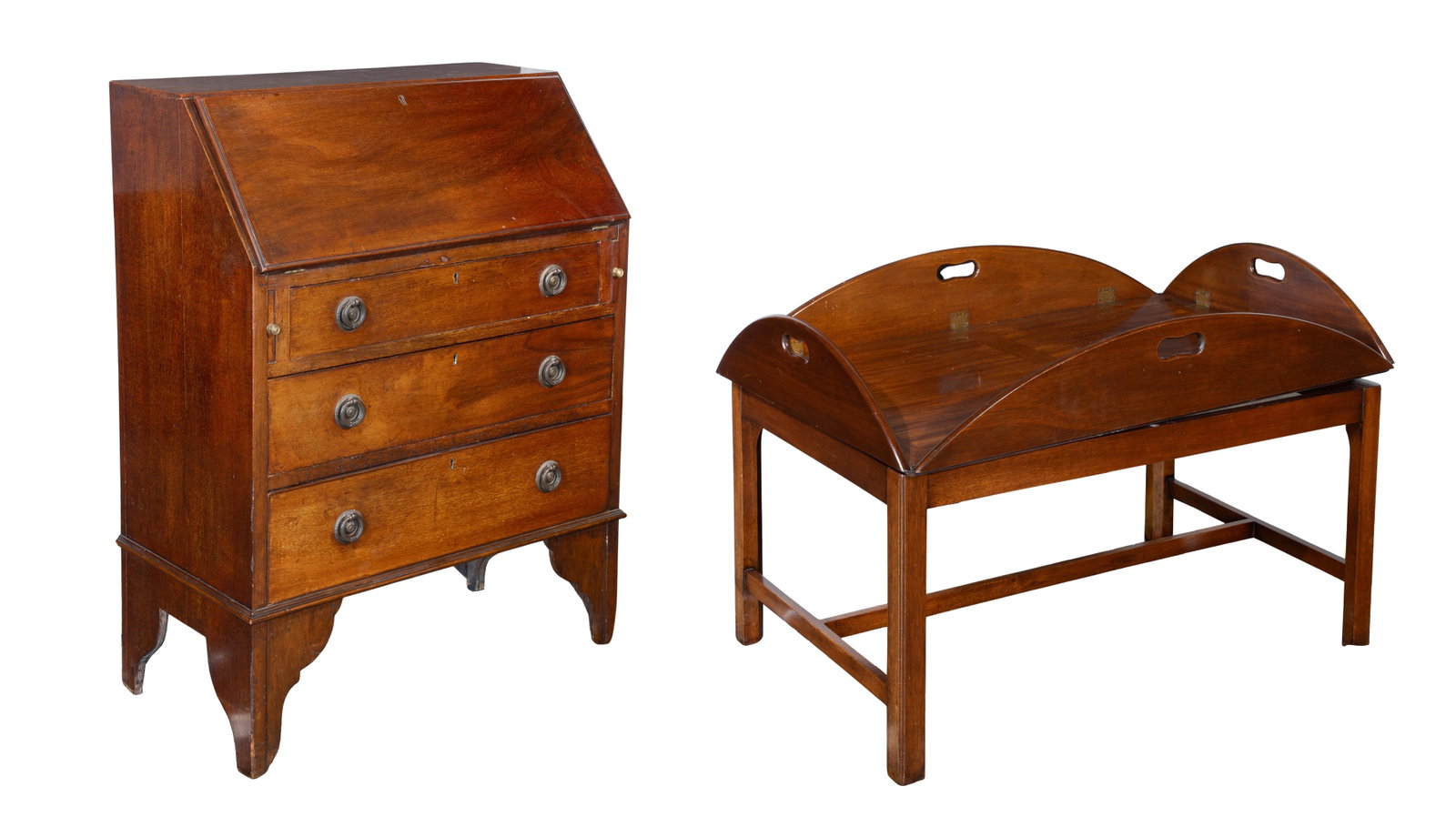 Mahogany Butler's Table and Secretary (1 of 2)