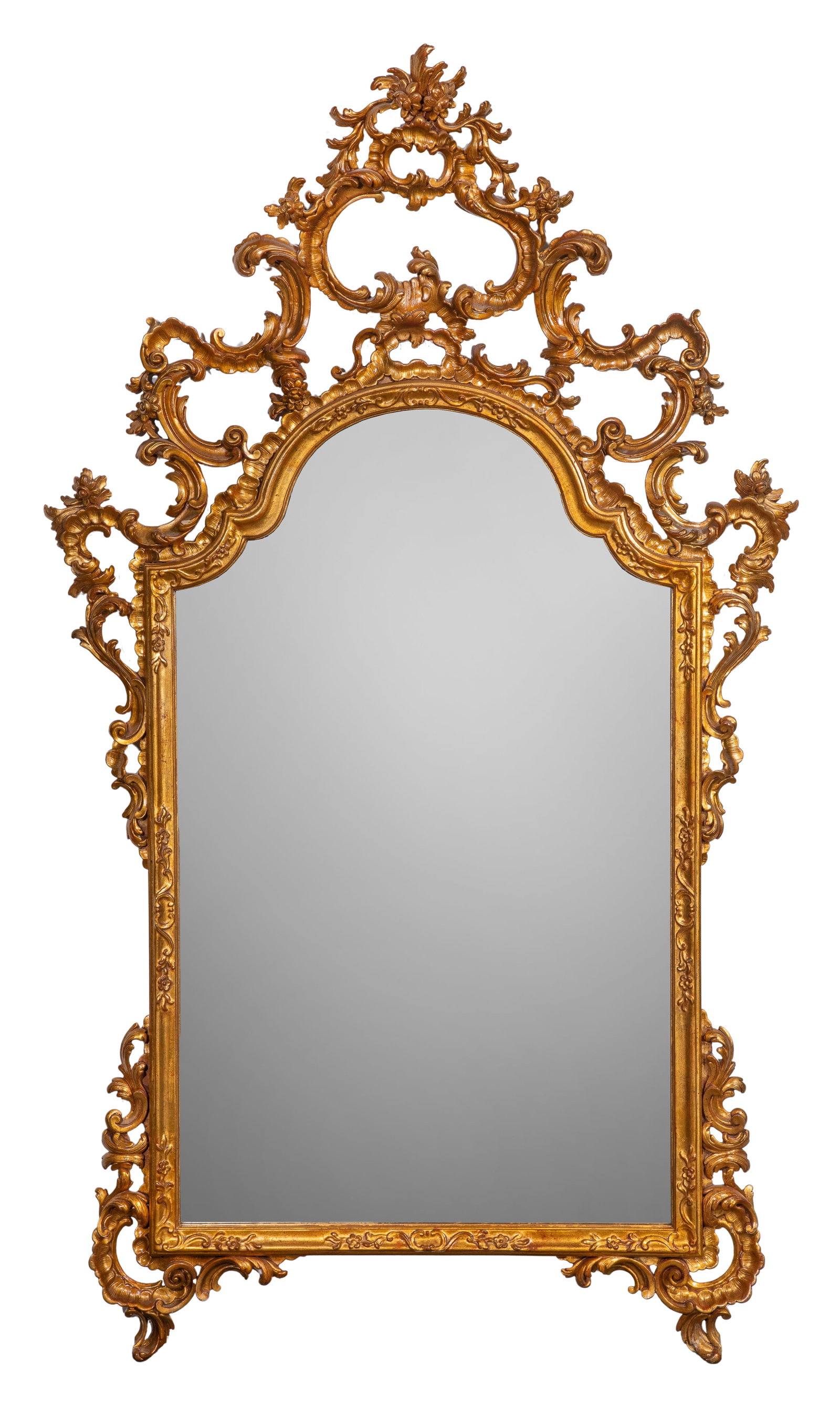 Italian Giltwood Rococo Style Mirror (1 of 3)