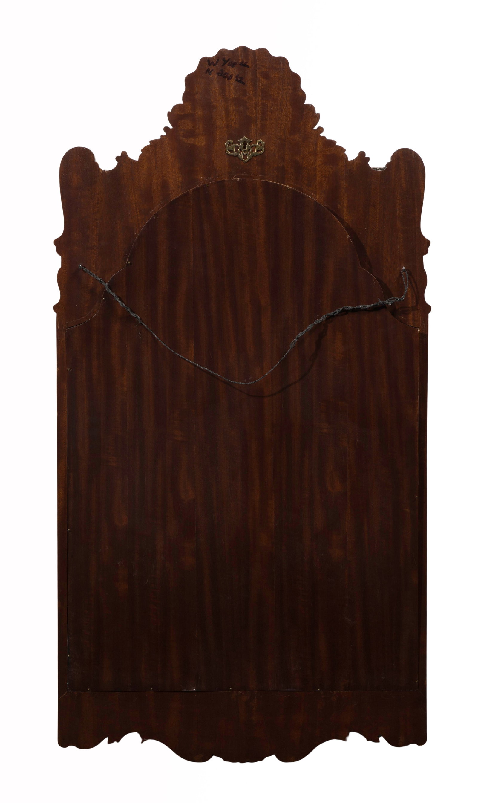 Walnut Georgian Style Wall Mirror - 2