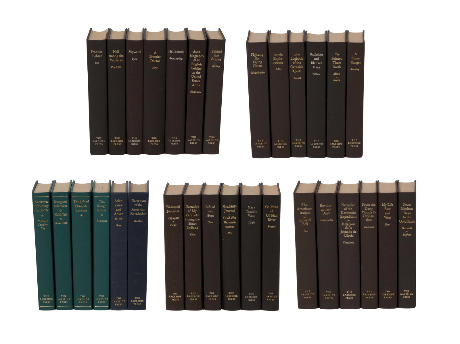 R. R. Donnelly Lakeside Press Book Assortment: R. R. Donnelly Lakeside Press Book Assortment (31) items including classics and 20th century literature, given as holiday gifts to employees of R. R. Donnelly Property from: an Estate, Burr Ridge,