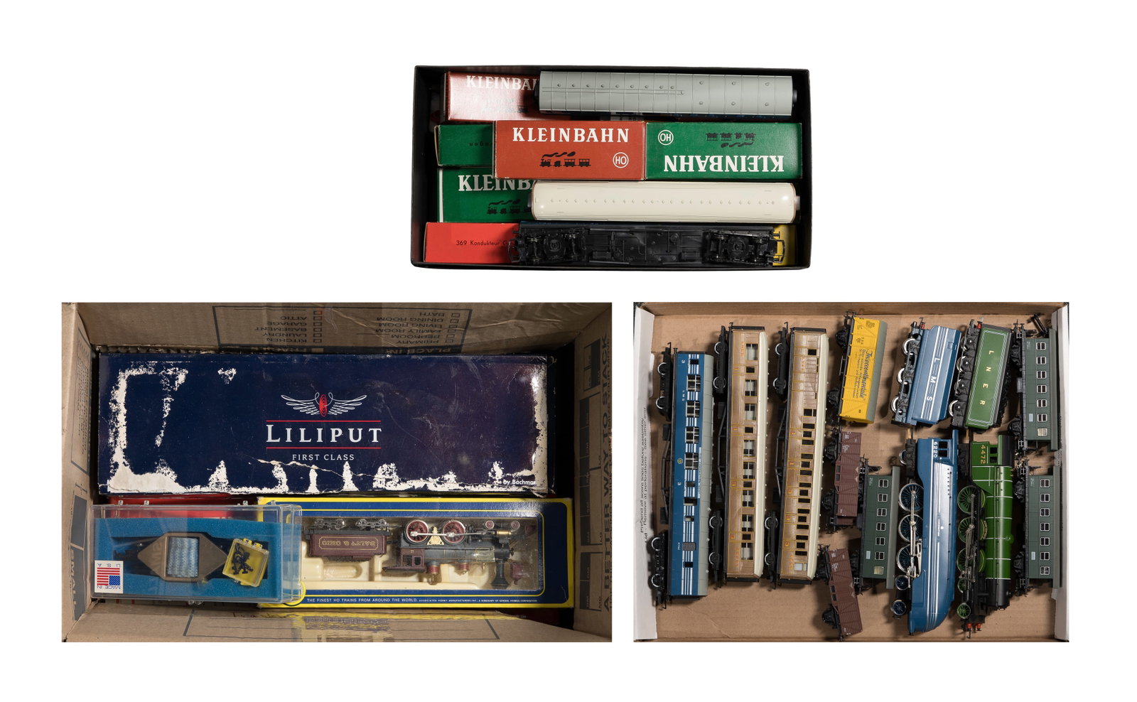 HO Scale Model Train Assortment - 2