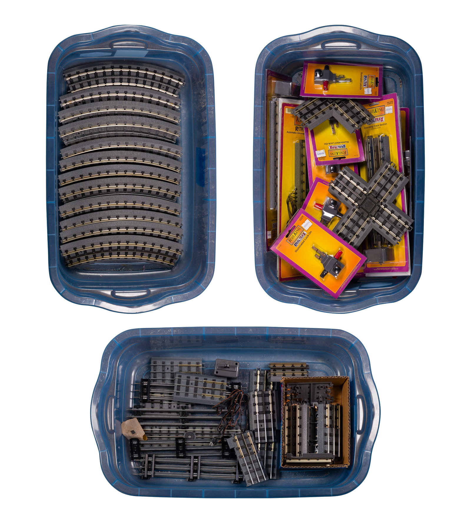 Rail King MTH Model Train Track Assortment - 2