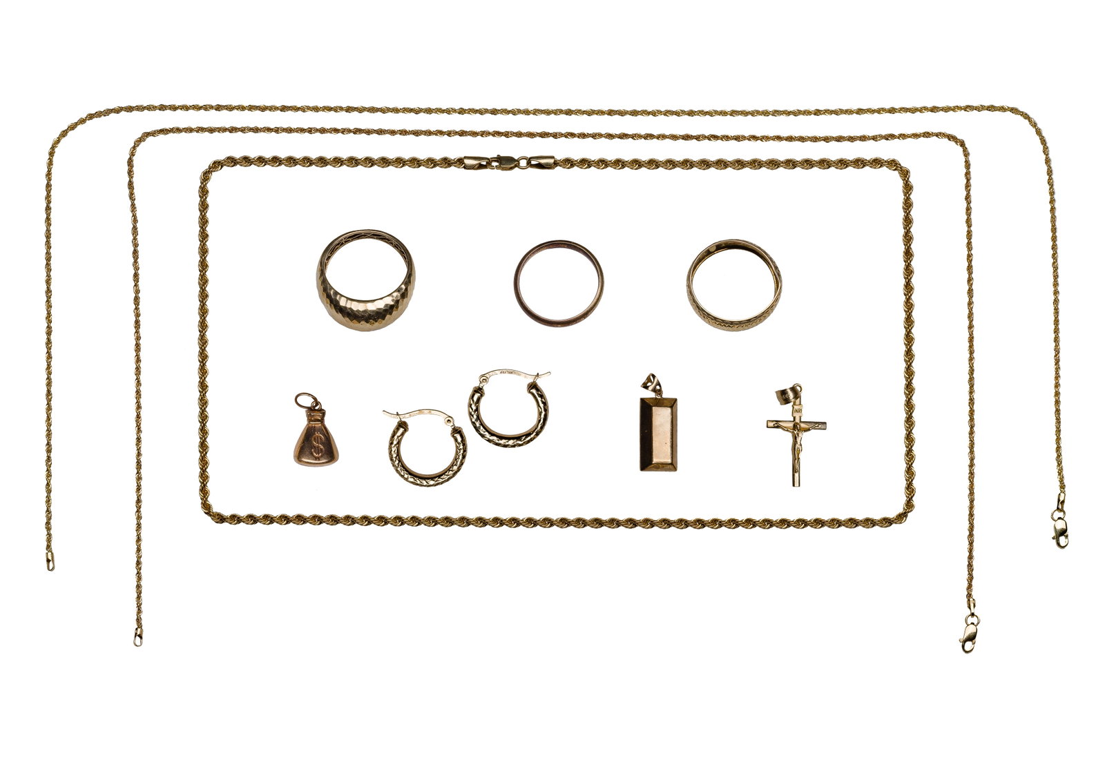 10k Yellow Gold Jewelry Assortment (1 of 1)