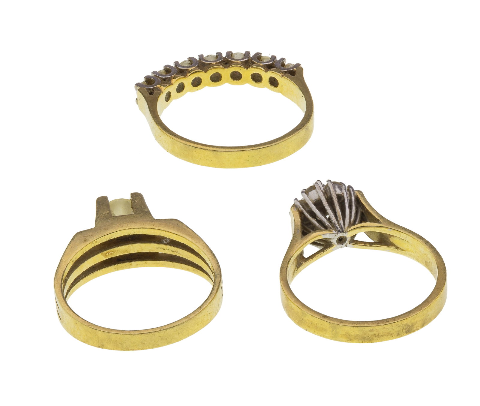 18k Yellow Gold Ring Assortment - 2