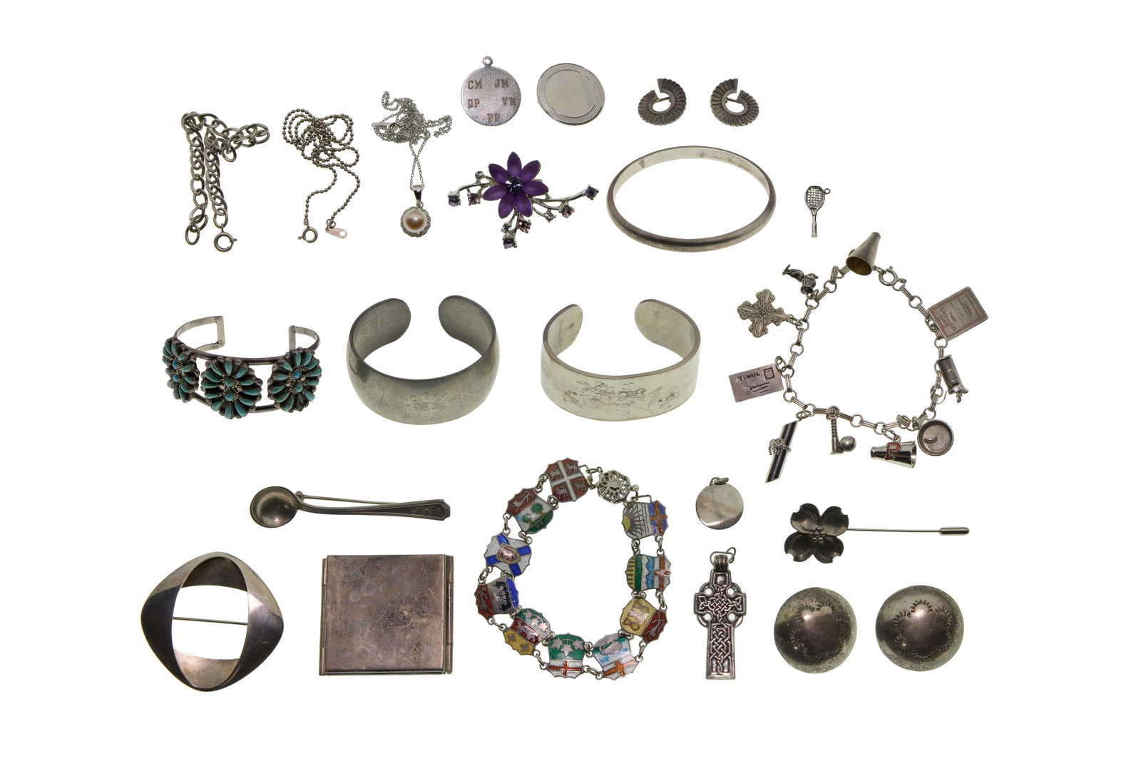 Sterling Silver and Costume Jewelry Assortment (1 of 1)