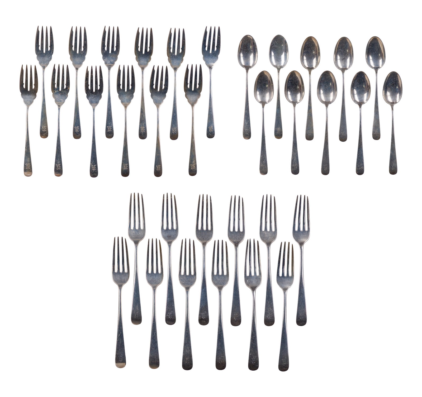 Durgin Co. Sterling Silver Partial Flatware Service - 2