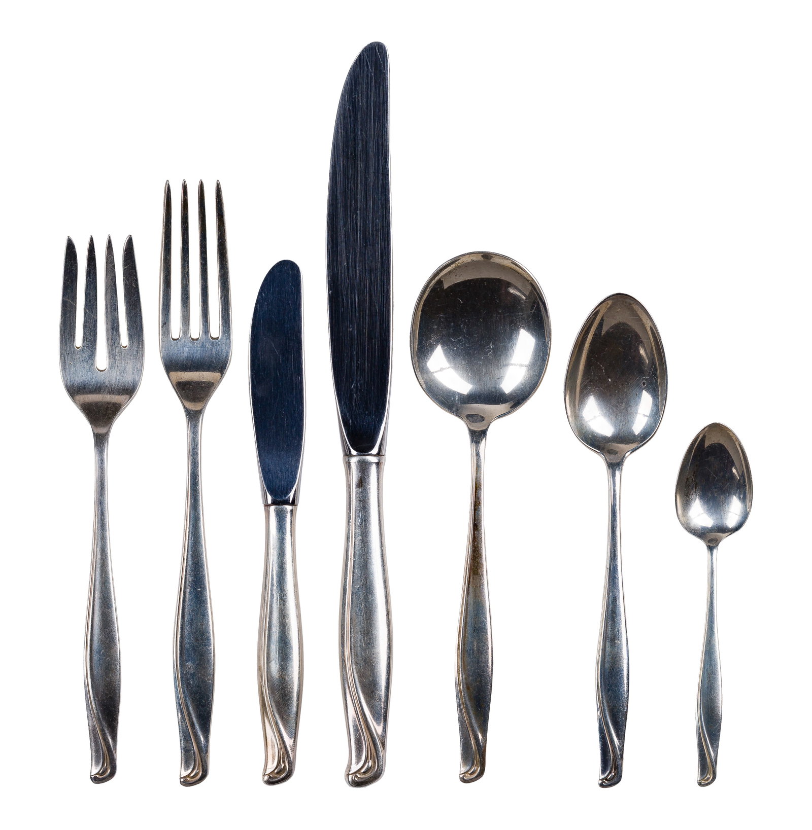 Alvin Spring Bud Sterling Silver Flatware Service (1 of 6)