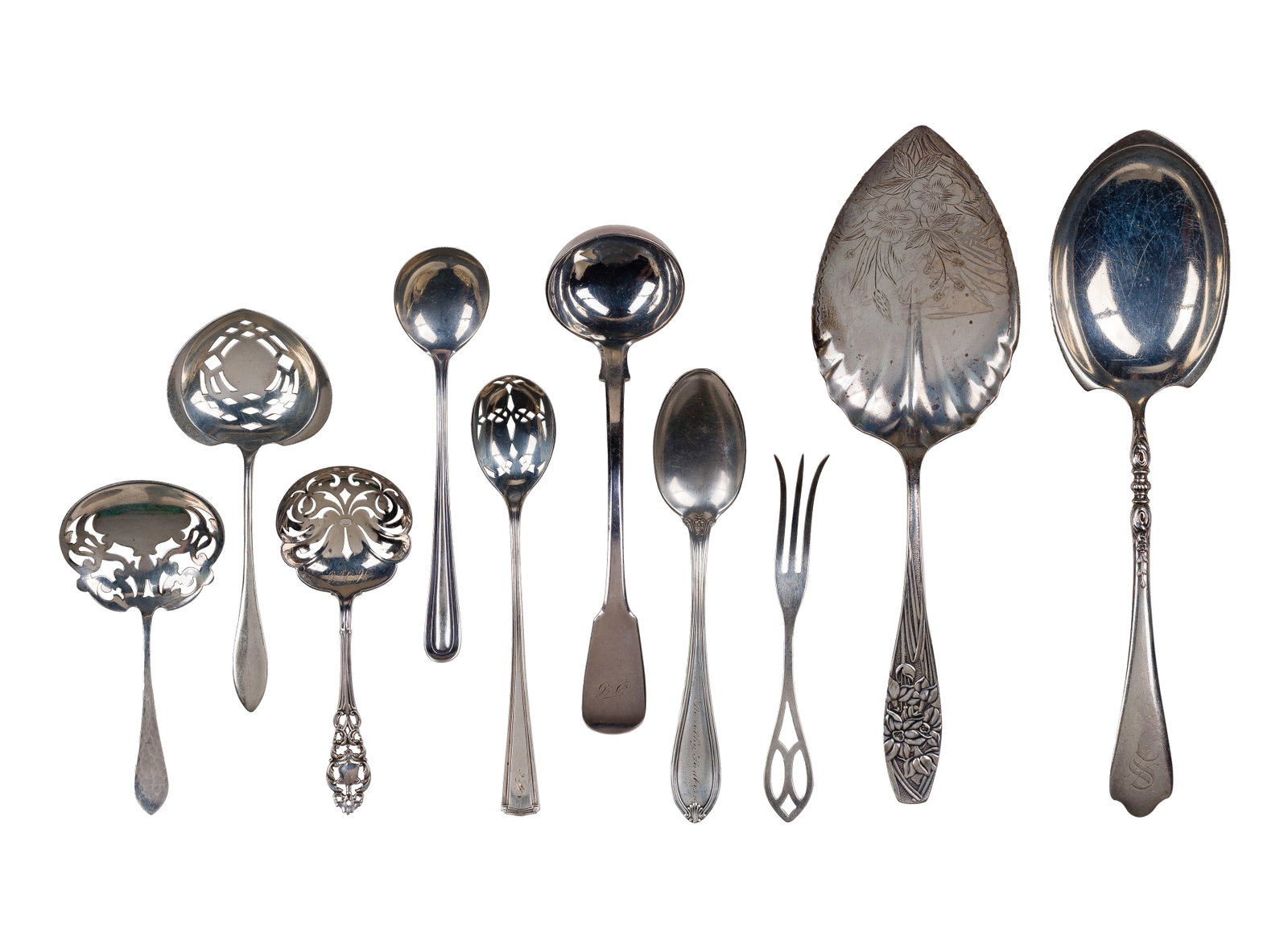 Sterling Silver Flatware Assortment - 6
