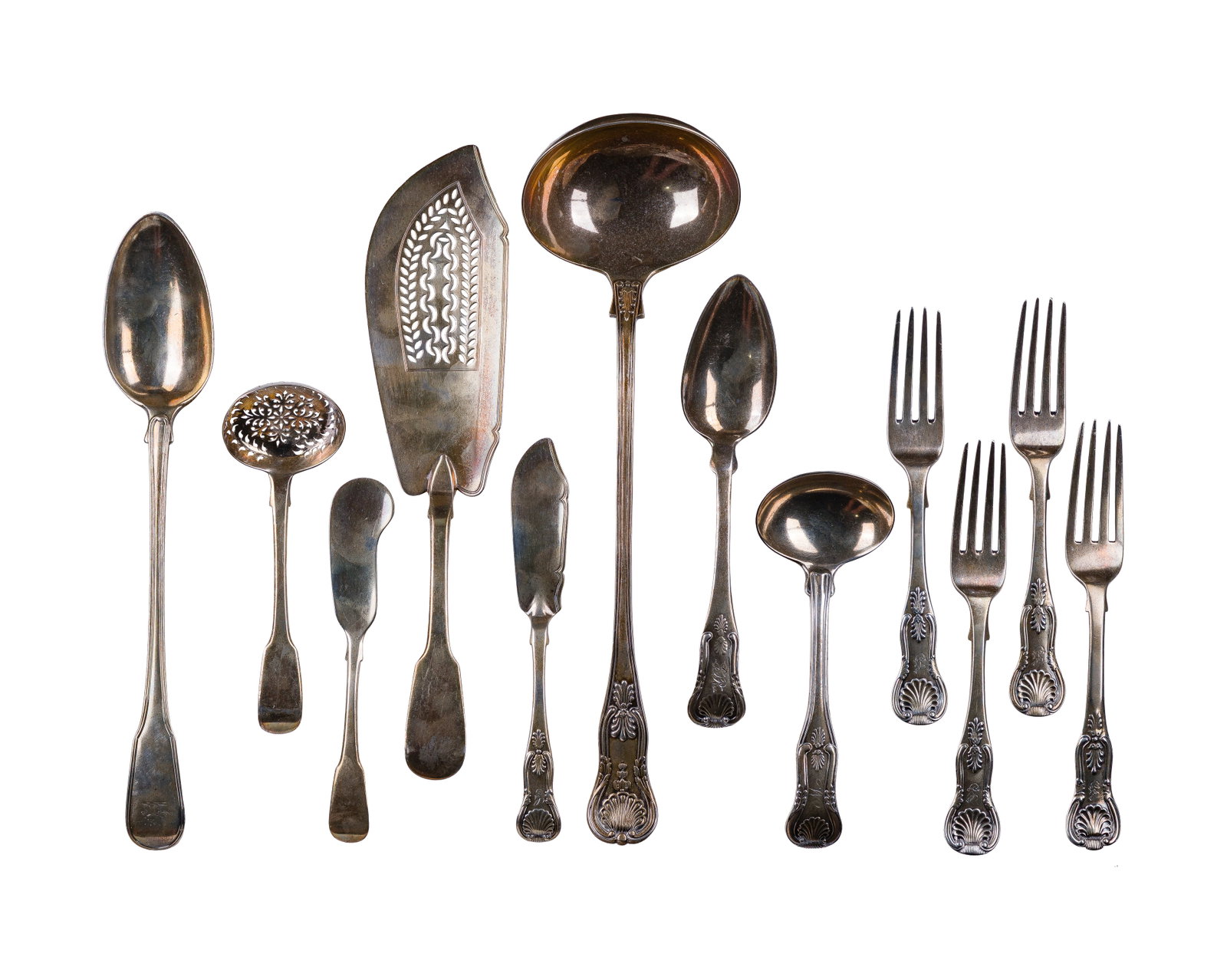 English Sterling Silver Utensil Assortment (1 of 1)
