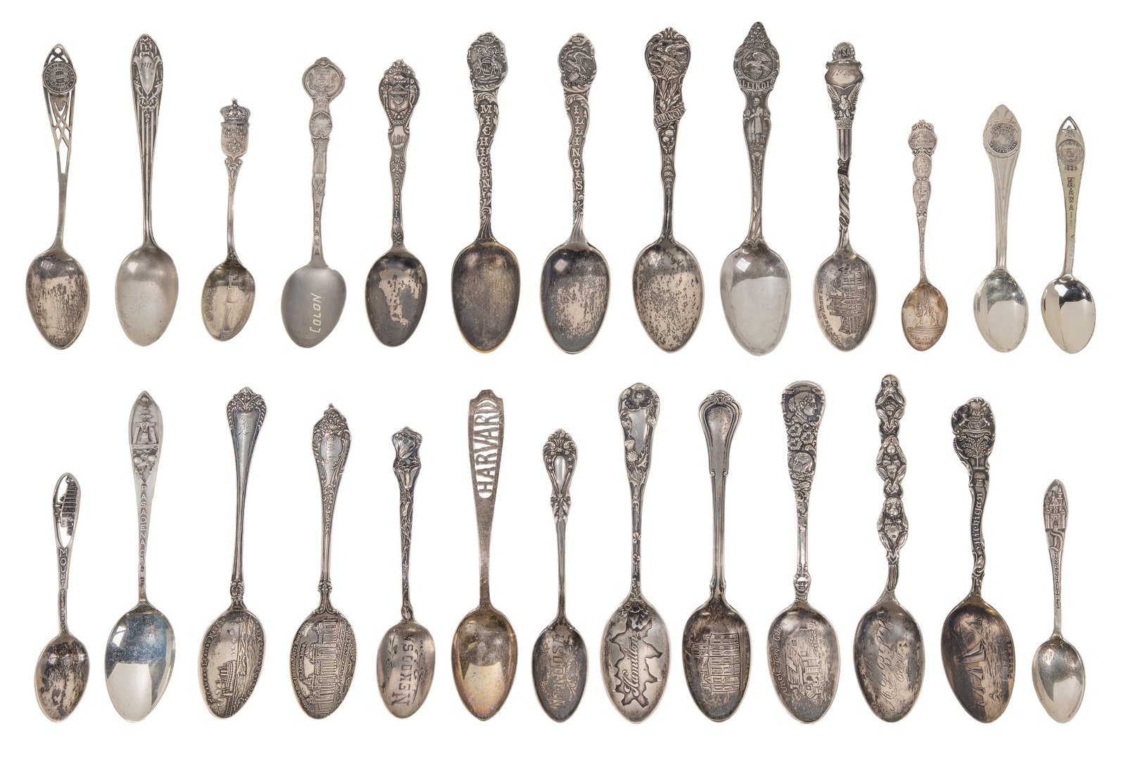 Sterling Silver Souvenir Spoon Assortment (1 of 1)