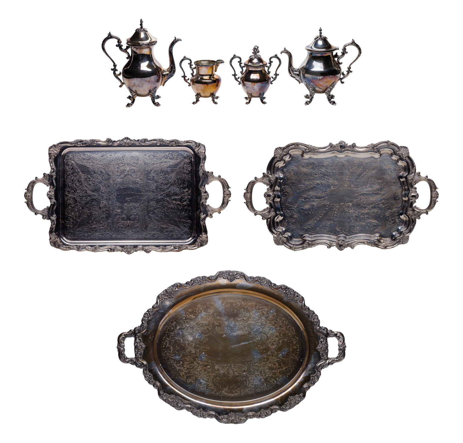 Silverplate Hollowware Assortment (1 of 1)