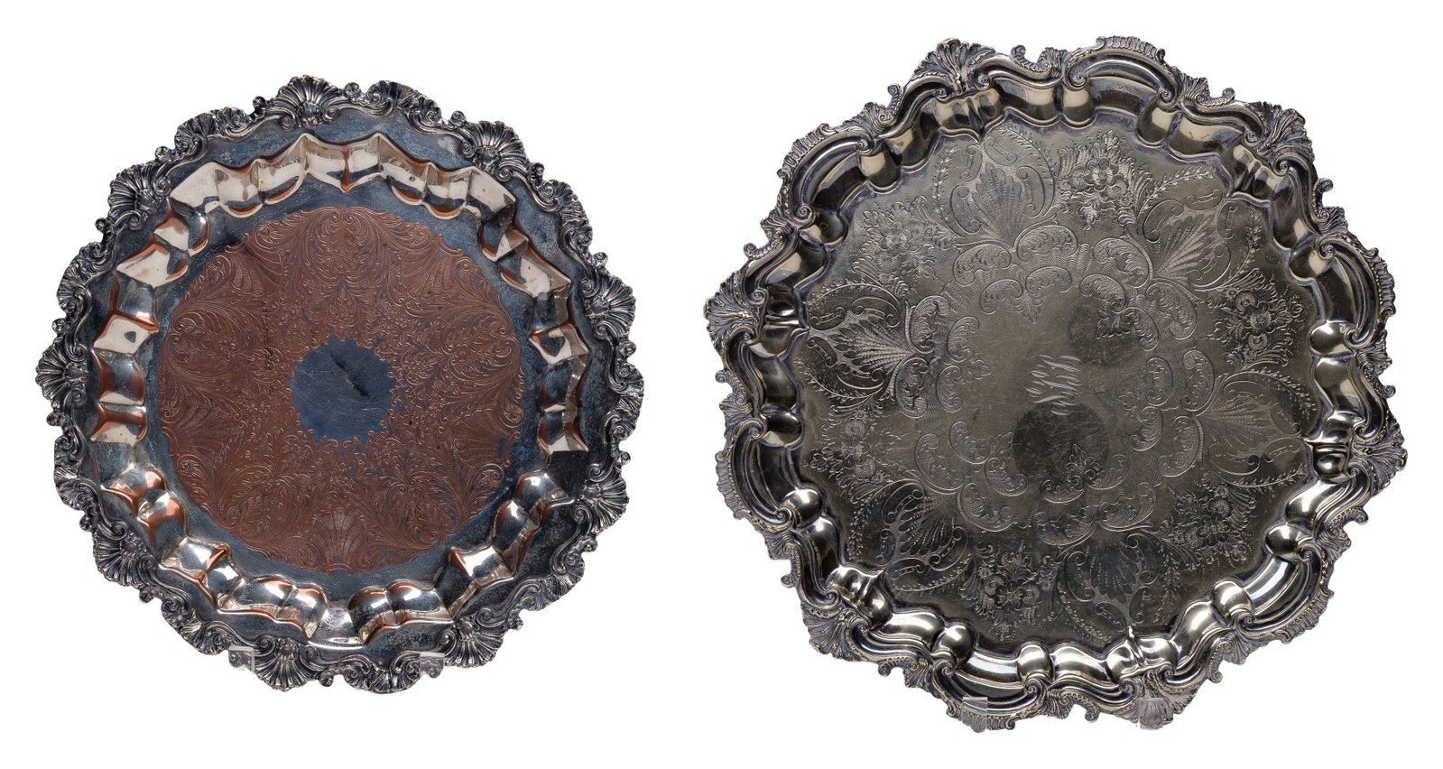 Silverplate Serving Tray Assortment - 7
