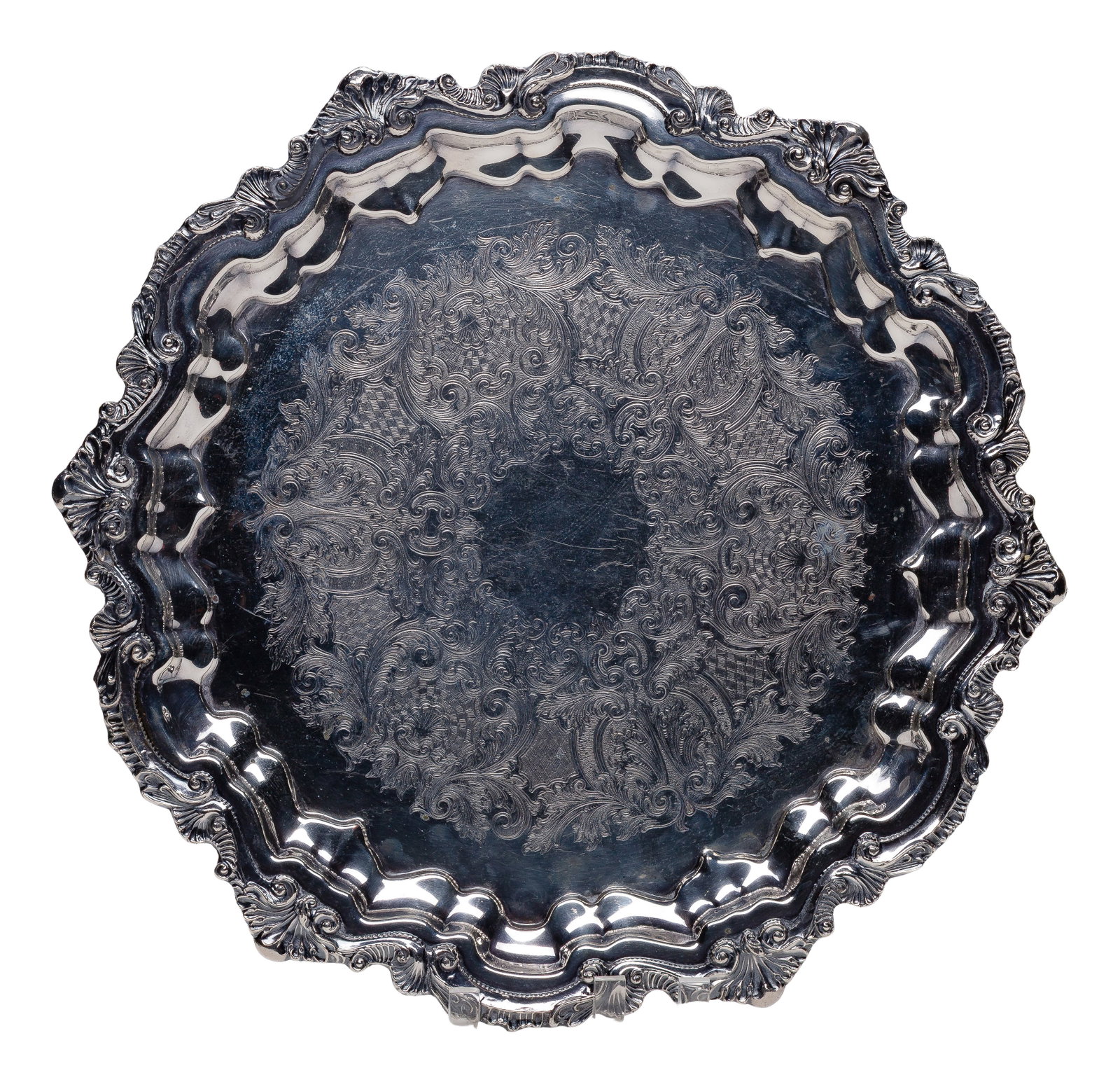 Silverplate Serving Tray Assortment - 8