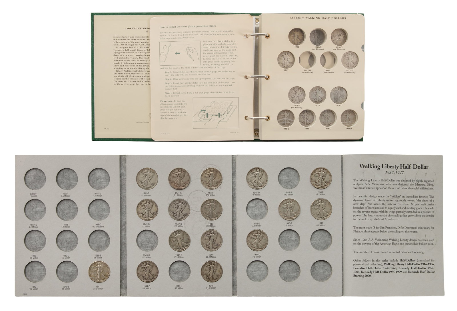 Walking Liberty 50c Assortment - 2