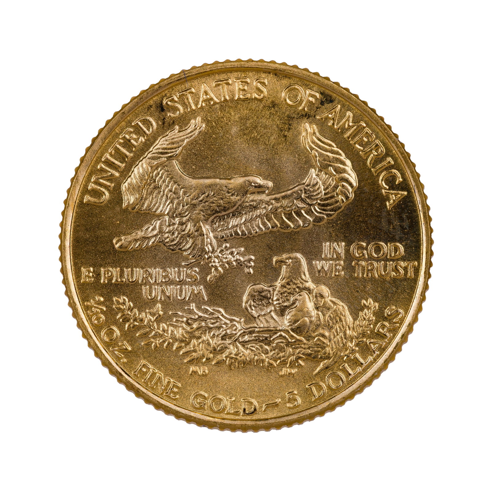 1987 $5 Gold Eagle Unc. - 2