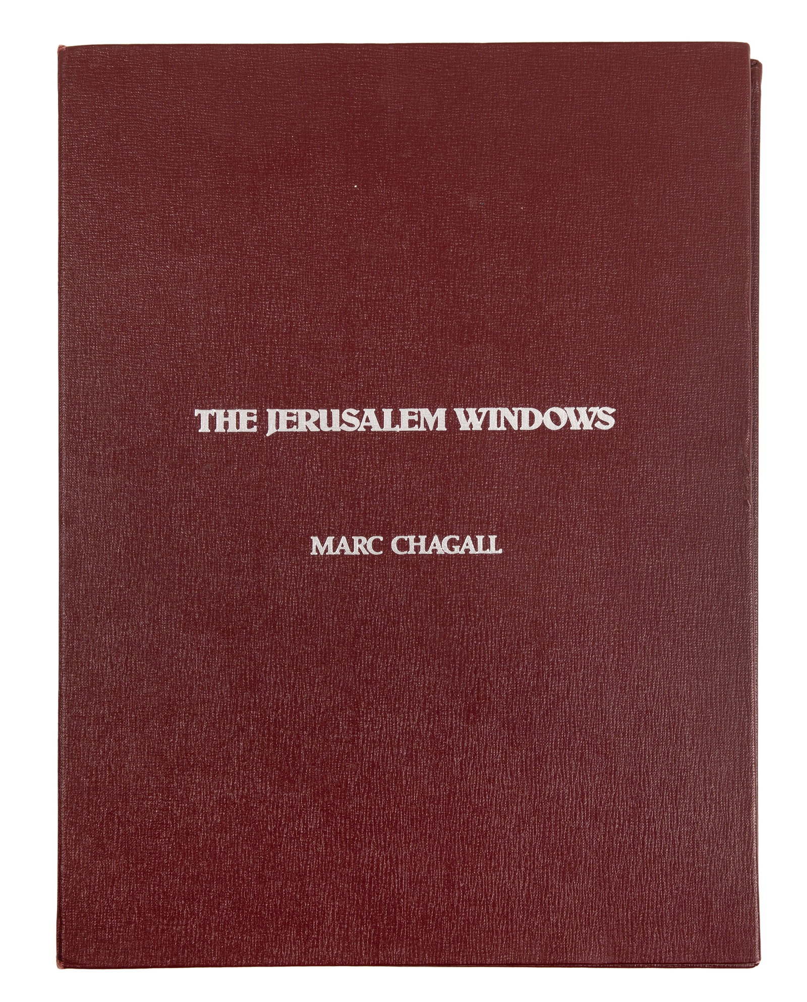 Marc Chagall (Russian / French, 1887-1985) The Jerusalem Windows Silver Token Collection: Marc Chagall (Russian / French, 1887-1985) The Jerusalem Windows Silver Token Collection (12) silver ingots depicting each of the twelve stained-glass windows designed for the synagogue at the
