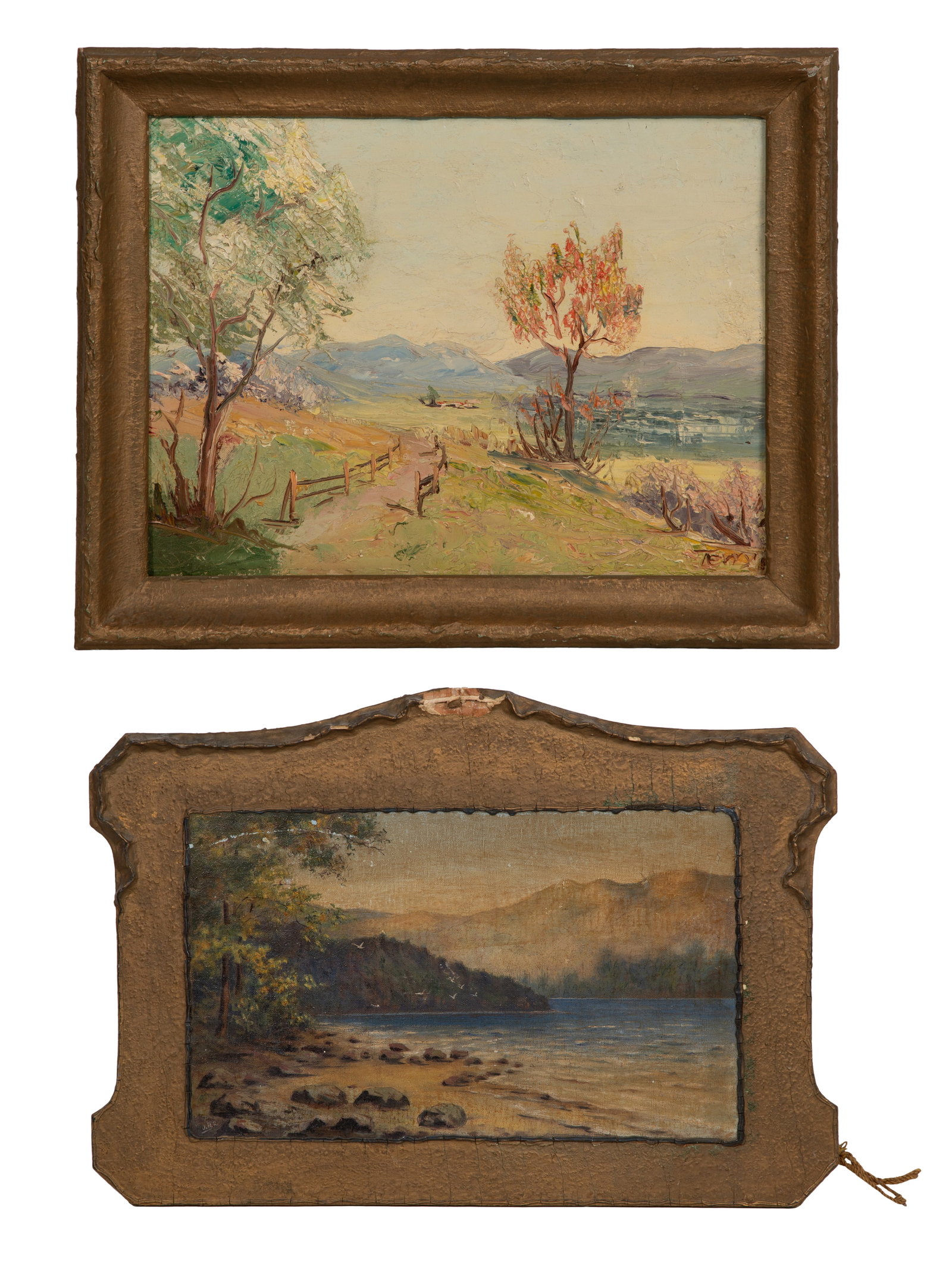Terry Hunt (American, 20th Century) Oil on Canvas Board (1 of 2)