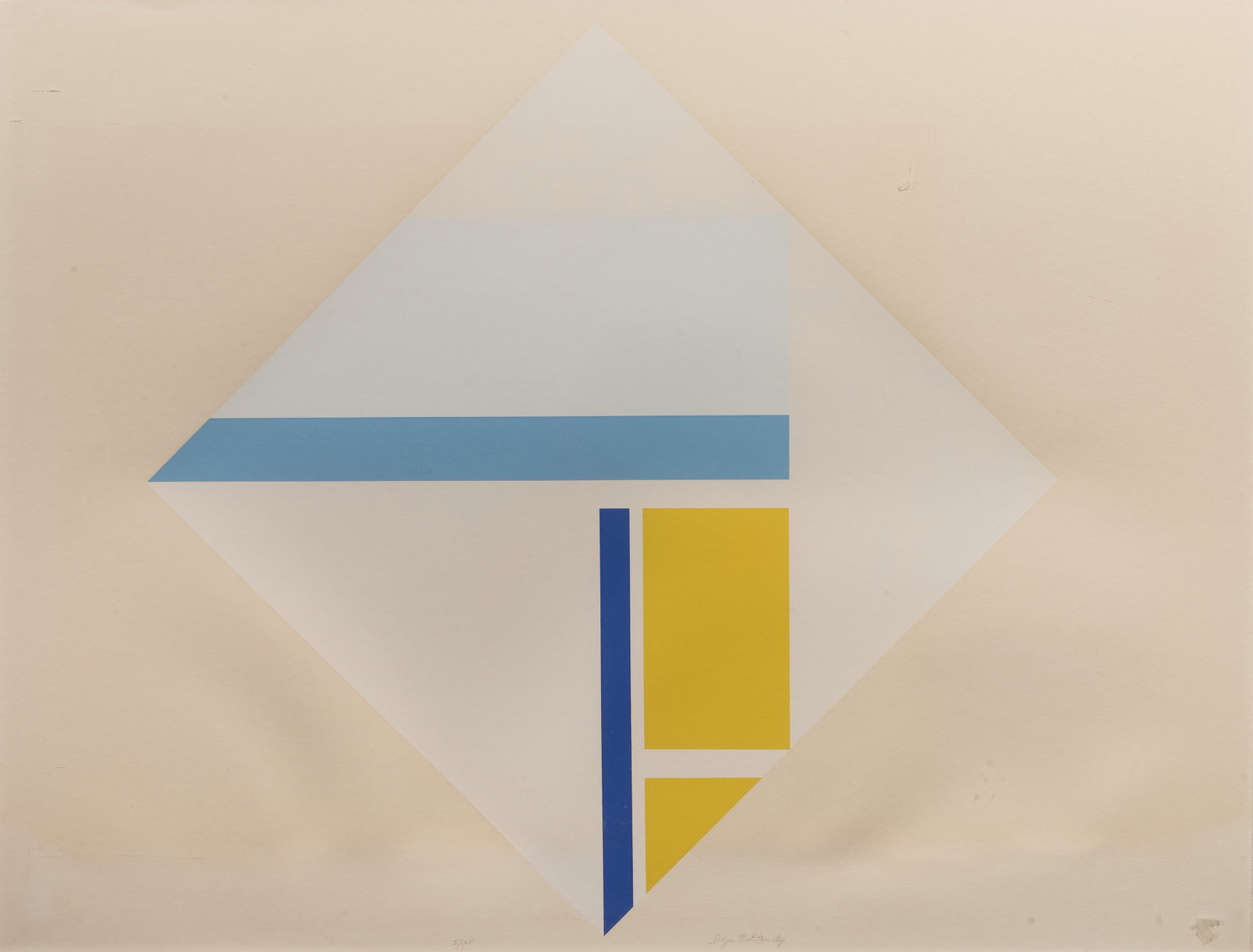 Ilya Bolotowsky (Russian / American, 1907-1981) Serigraph (1 of 2)