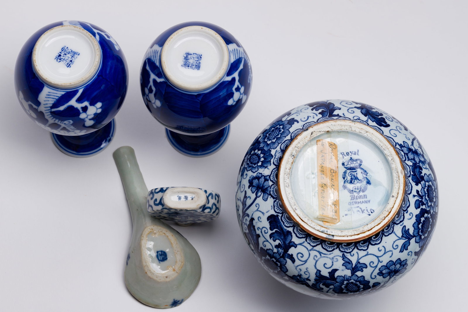 Asian Porcelain Object Assortment - 4