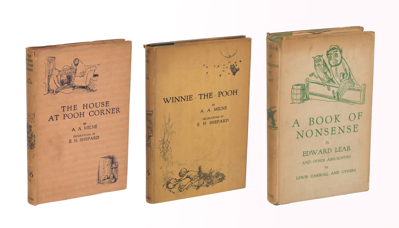 A. A. Milne 'Winnie the Pooh' and 'The House on Pooh Corner' First Edition Books (1 of 2)
