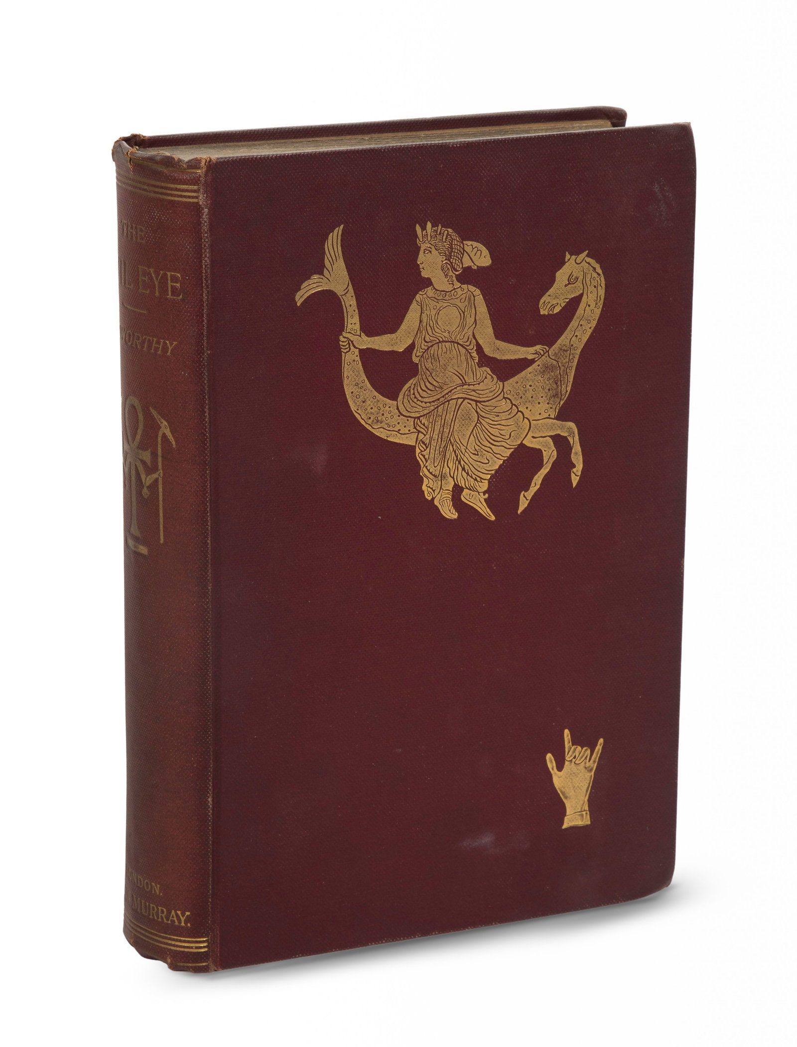 1st Edition Frederick Thomas Elworthy 'The Evil Eye': 1st Edition Frederick Thomas Elworthy 'The Evil Eye' 1895 account of superstition through the ages, profusely illustrated in woodcuts and text cuts, John Murray, London, gilt-stamped cloth