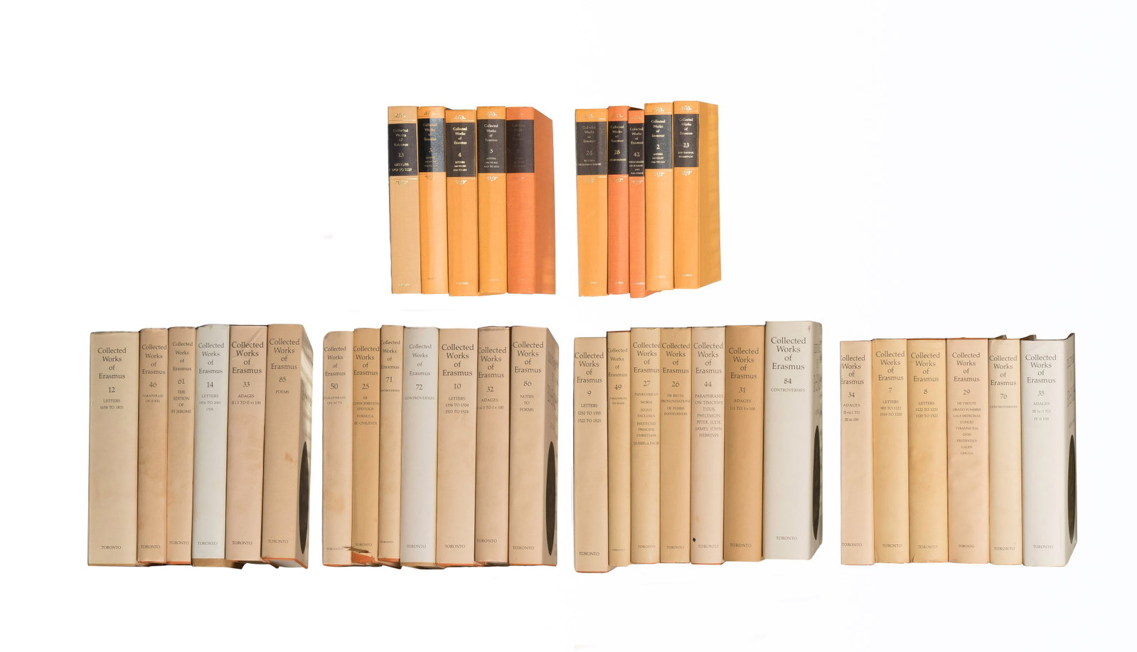 Desiderius Erasmus (Dutch, 1466-1536) Collected Works Partial Set (1 of 1)