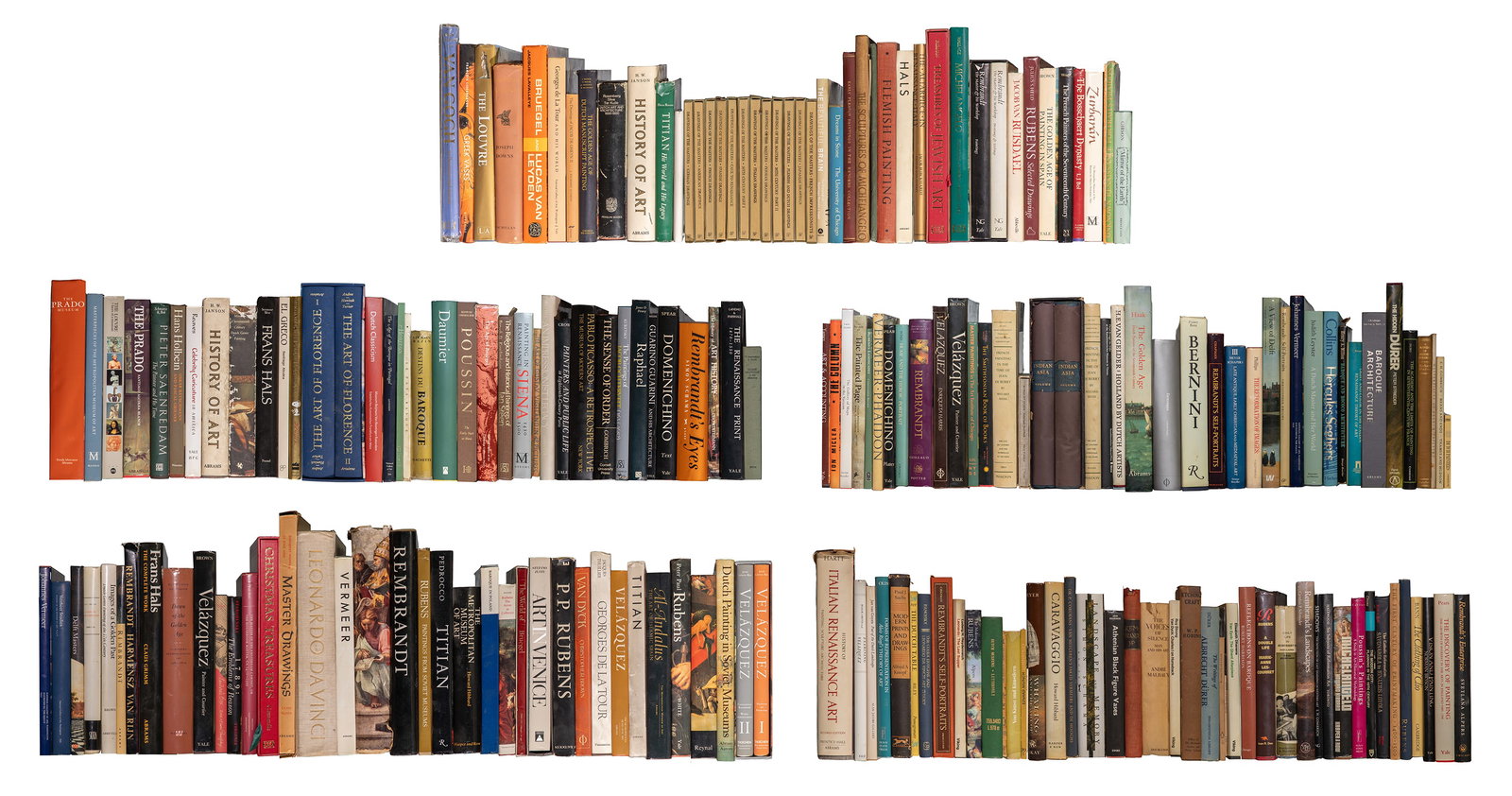 Art Book Assortment: Art Book Assortment Approximately (200) items, mostly hardcovers having dust jackets, mostly monographs on a wide range of artists but including surveys and museum collections from various publishers 