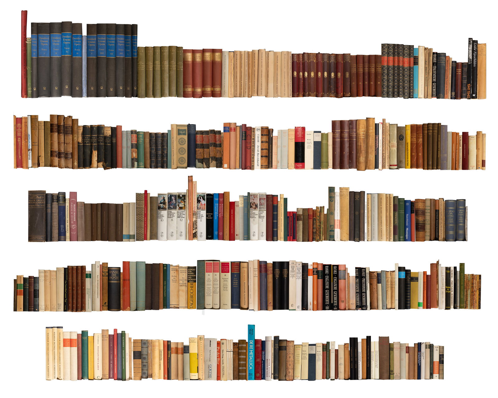 German Language Book Assortment: German Language Book Assortment Approximately (400) books including sets and partial sets on subjects such as literature, art and history Provenance: From the collection of Mary Kay O’Brien