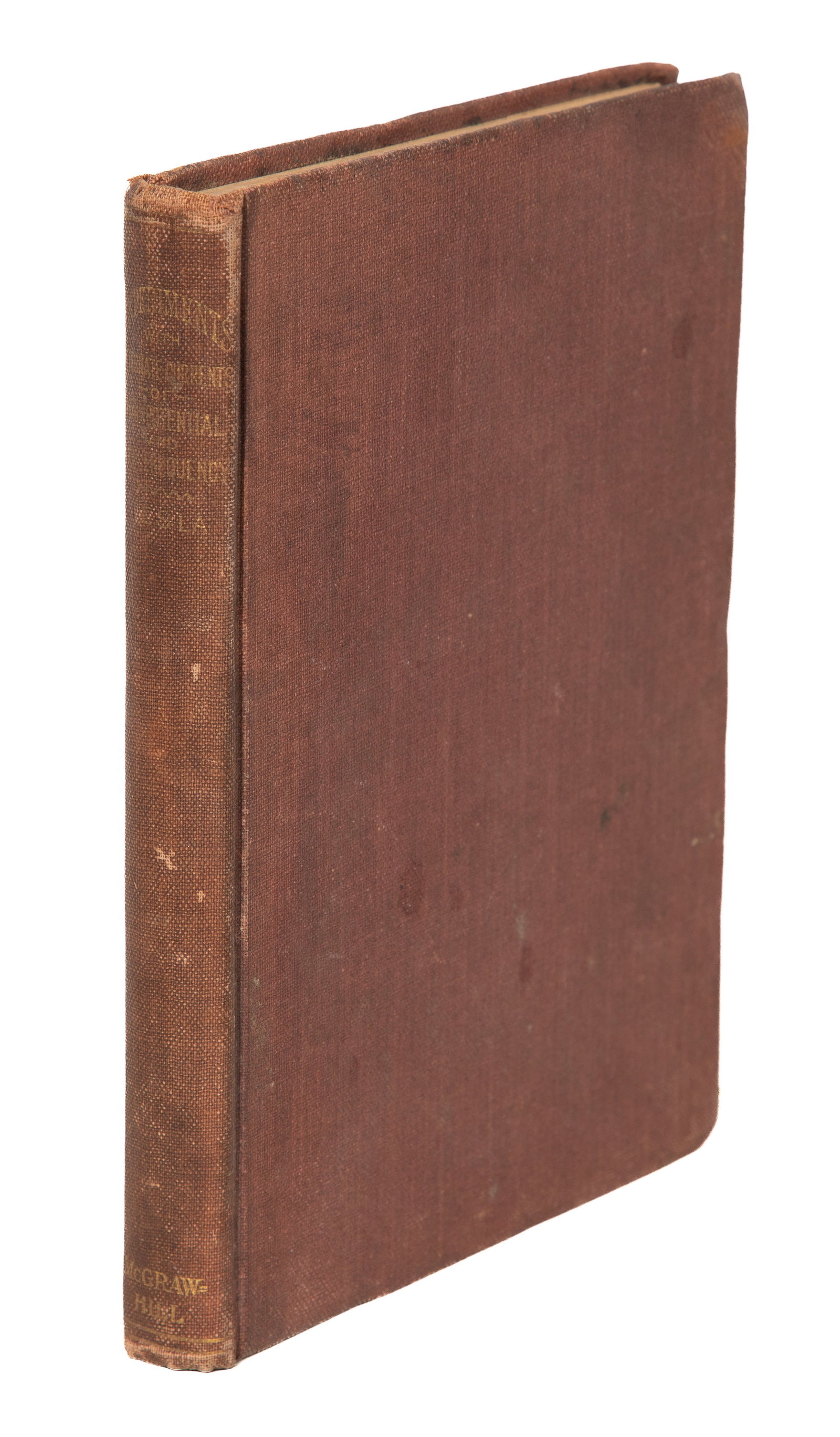 1st Edition Nikola Tesla 'Experiments With Alternate Currents': 1st Edition Nikola Tesla 'Experiments With Alternate Currents' Published by McGraw-Hill Book Company, New York and London, 1904, hardcover publisher's cloth, frontispiece portrait, illustrations,