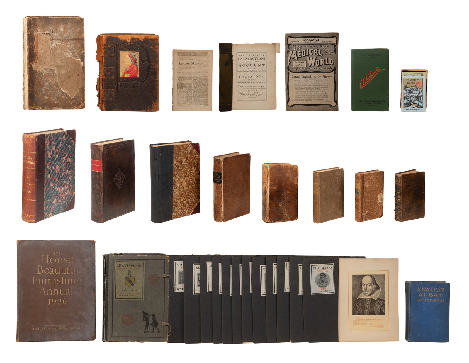 Antiquarian Medical Book Assortment (1 of 9)