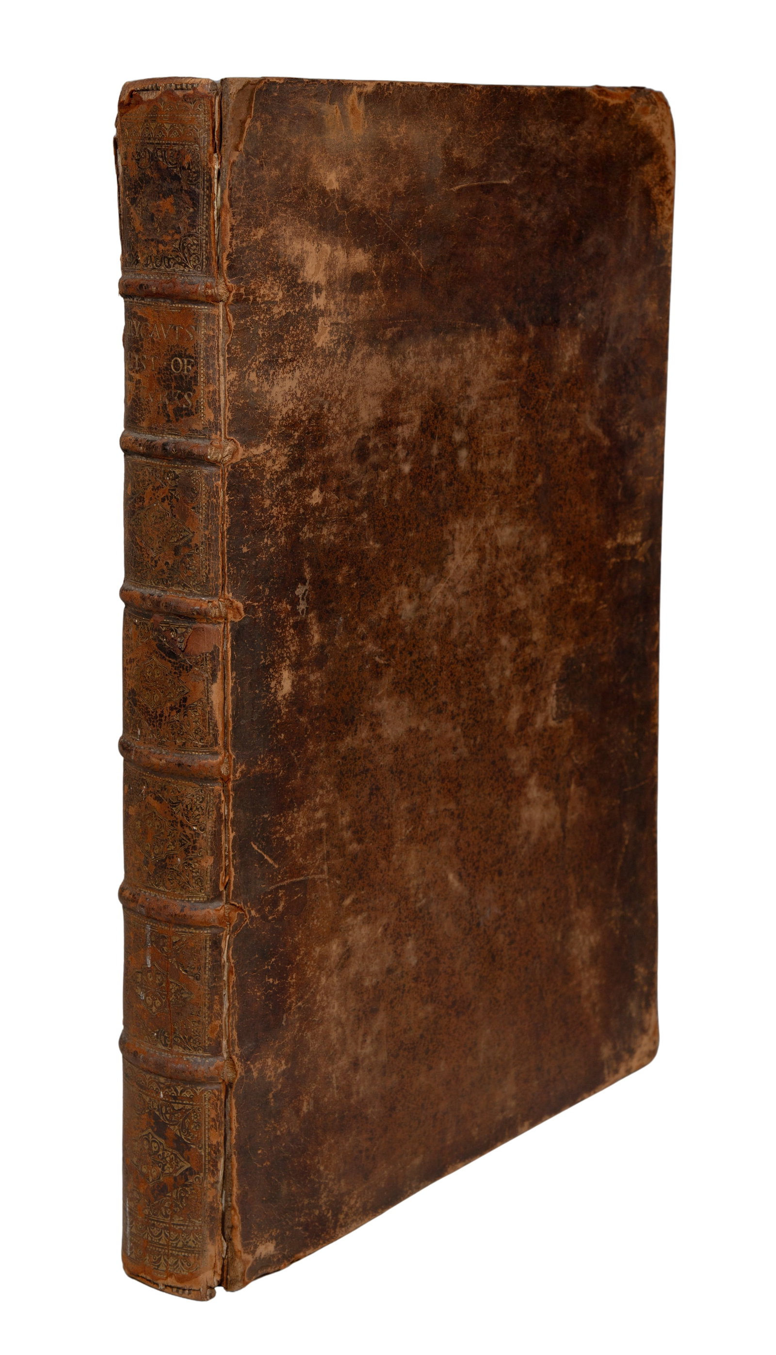 Rycaut's 'The History of the Turks' 1700 Edition Leather Bound Book (1 of 9)