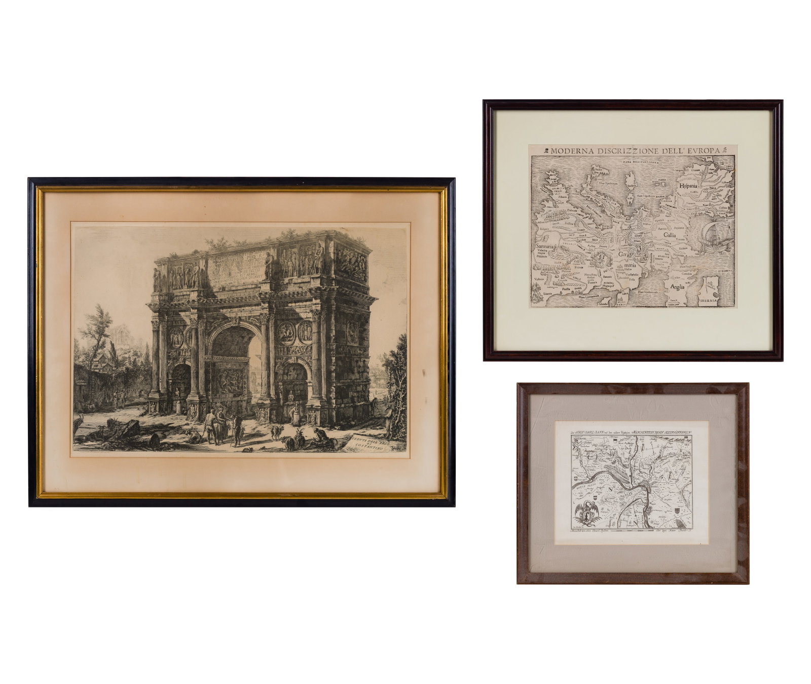 Etching and Map Assortment (1 of 4)