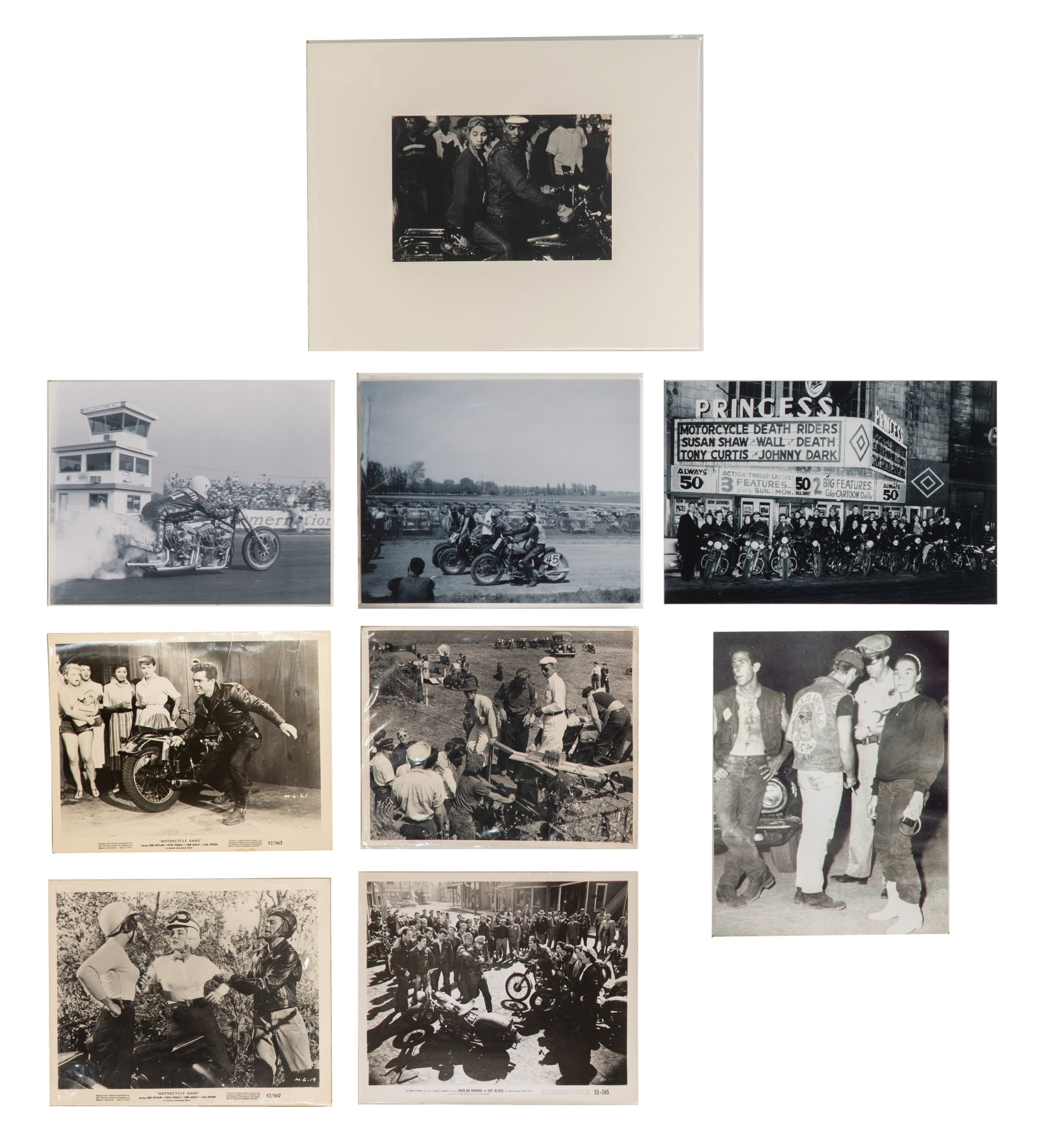 Motorcycle Photograph and Lobby Card Assortment (1 of 1)