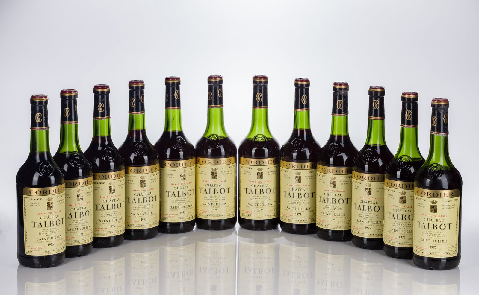 1975 Chateau Talbot: 1975 Chateau Talbot 1975 Chateau Talbot (12x 24oz), Medoc, France, fill: refer to photograph, labels: fully legible, intact corks: firm, original, no signs of leakage or corrosion, OCB having