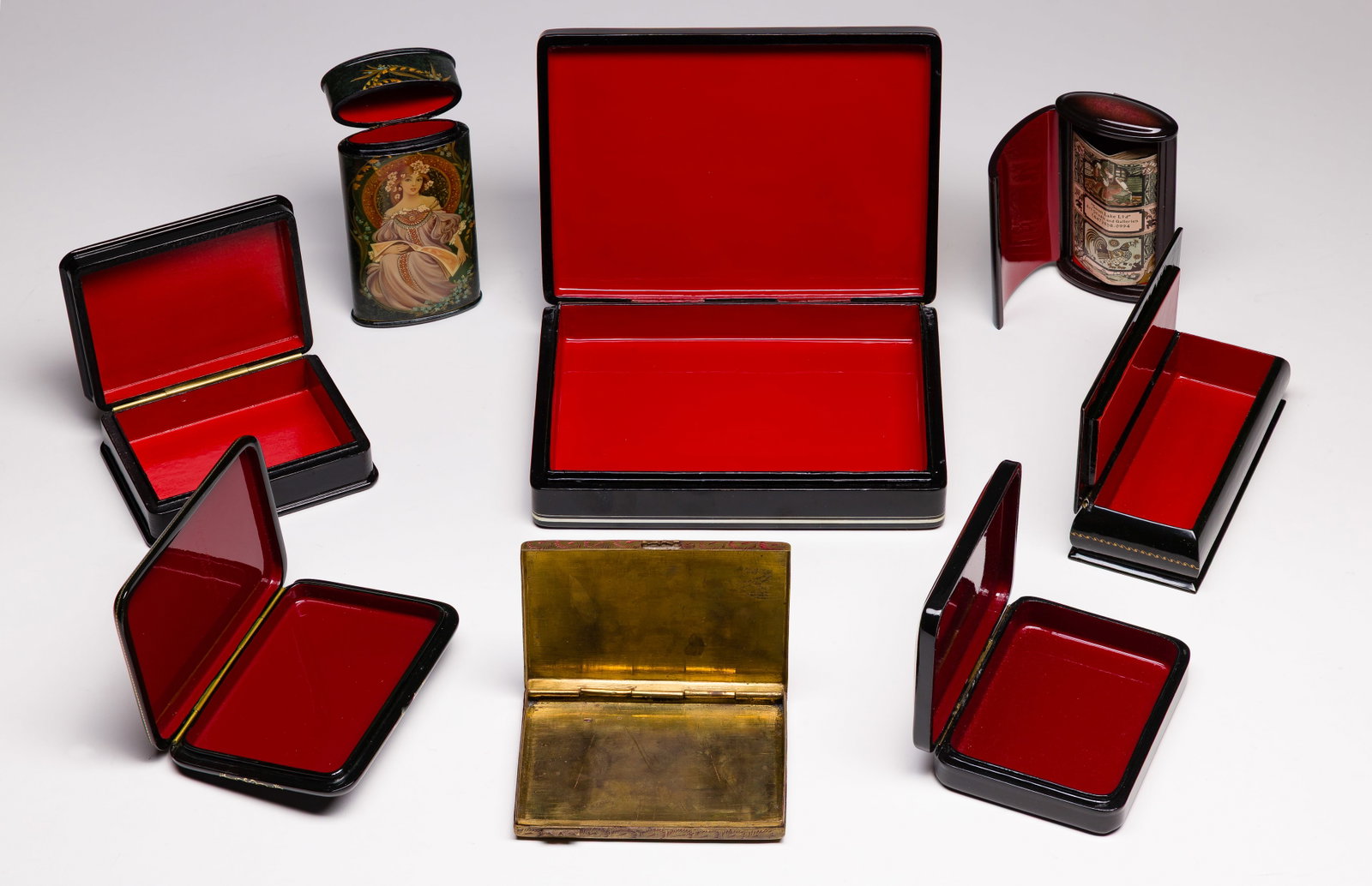 Russian Lacquered Box Assortment - 2