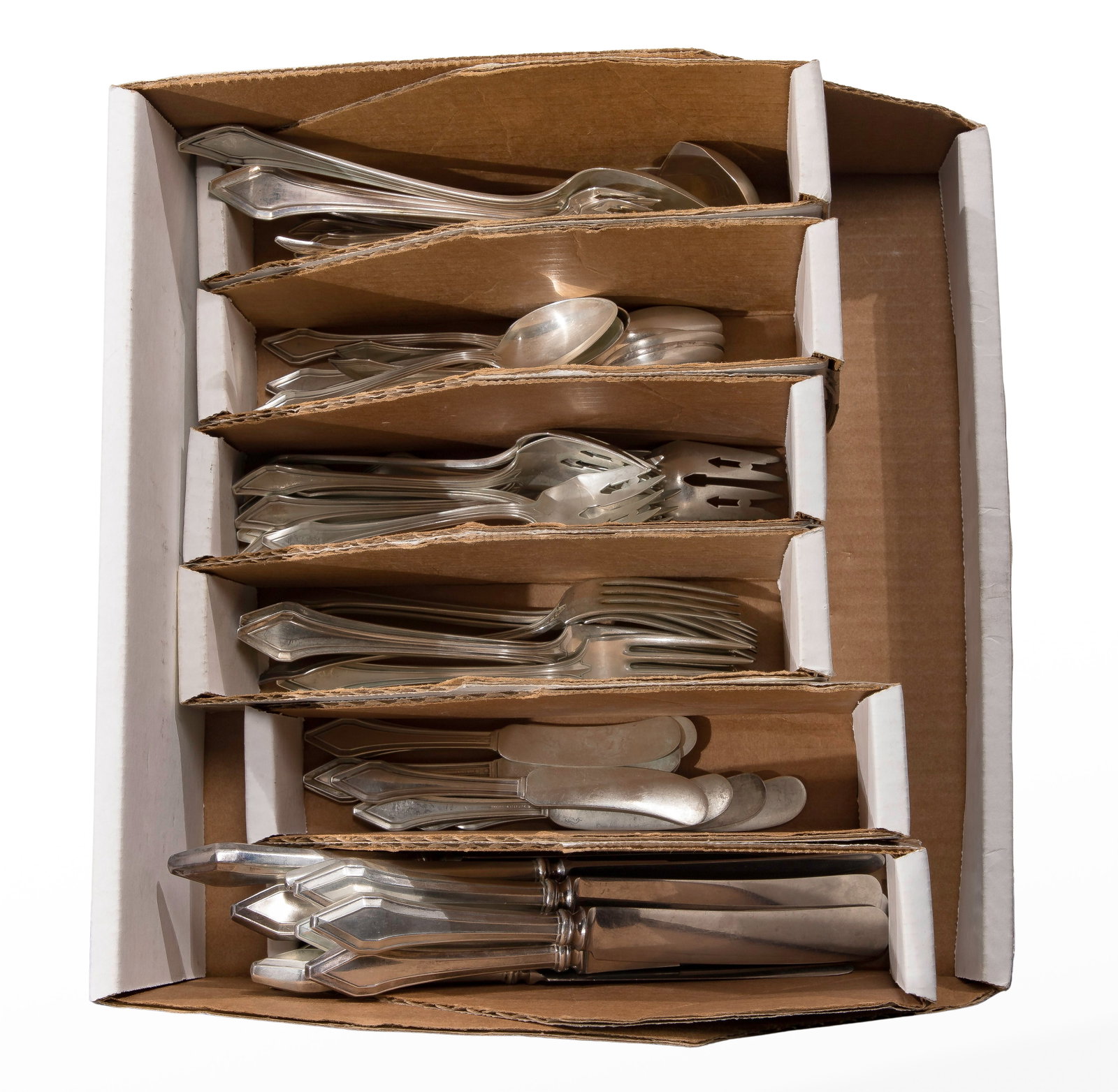 Gorham Clermont Sterling Silver Flatware Service - 4
