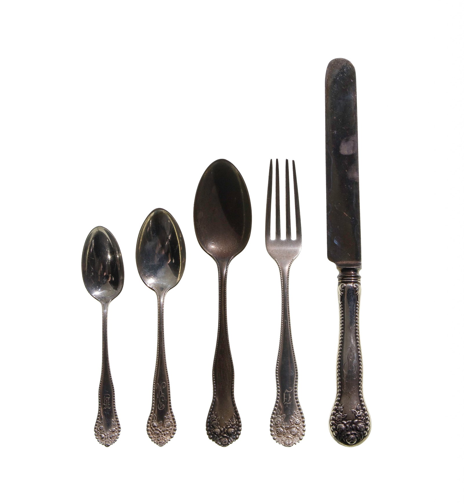 Gorham Lancaster Rose Sterling Silver Partial Flatware Service (1 of 4)