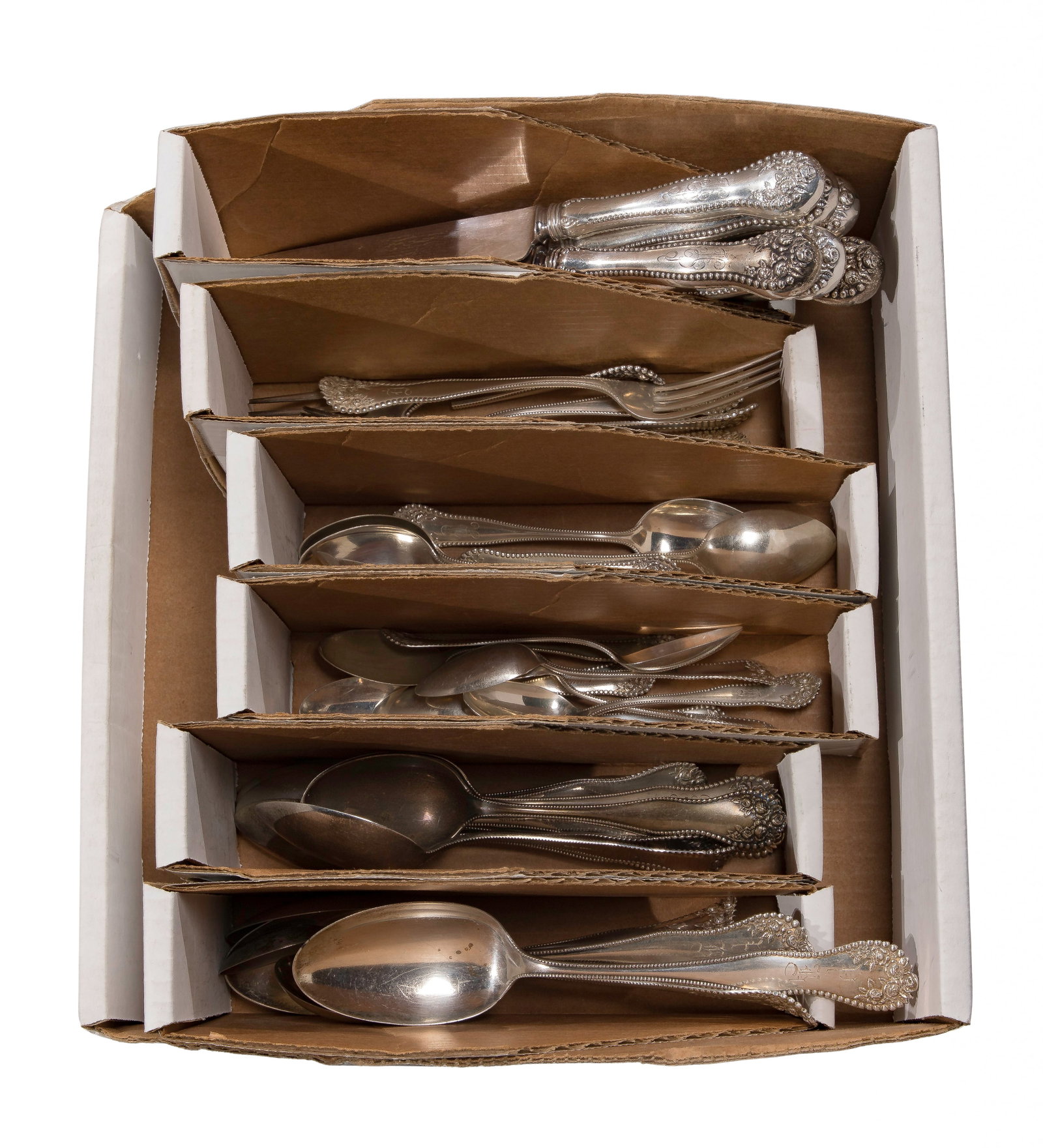 Gorham Lancaster Rose Sterling Silver Partial Flatware Service - 4